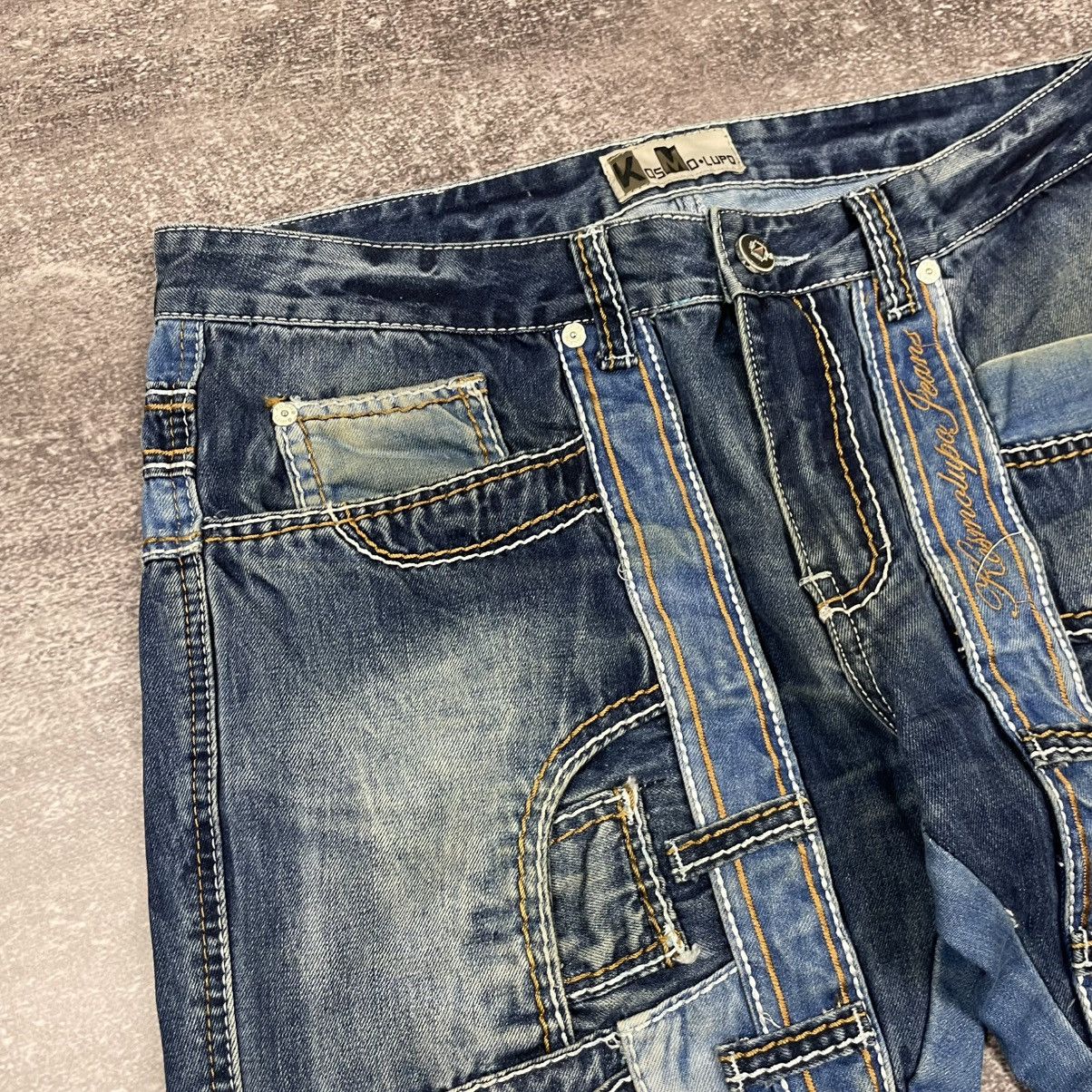 Japanese Brand Kosmo Lupo Multi-Pocket Designer Japanese Jeans Size US 36 / EU 52 - 4 Thumbnail