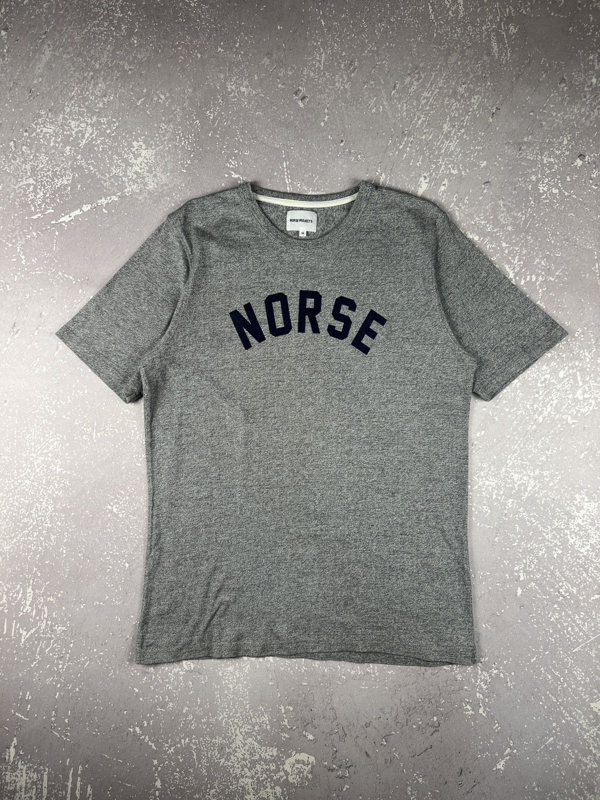 Norse Projects Norse Projects James Athletic Logo SS T Shirt Mens M Gray Size US M / EU 48-50 / 2 - 1 Thumbnail