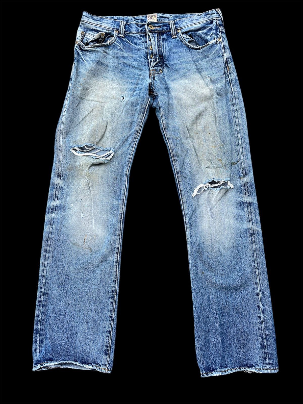 Prps × Vintage Prps Trashed Denim Size US 34 / EU 50 - 1 Thumbnail