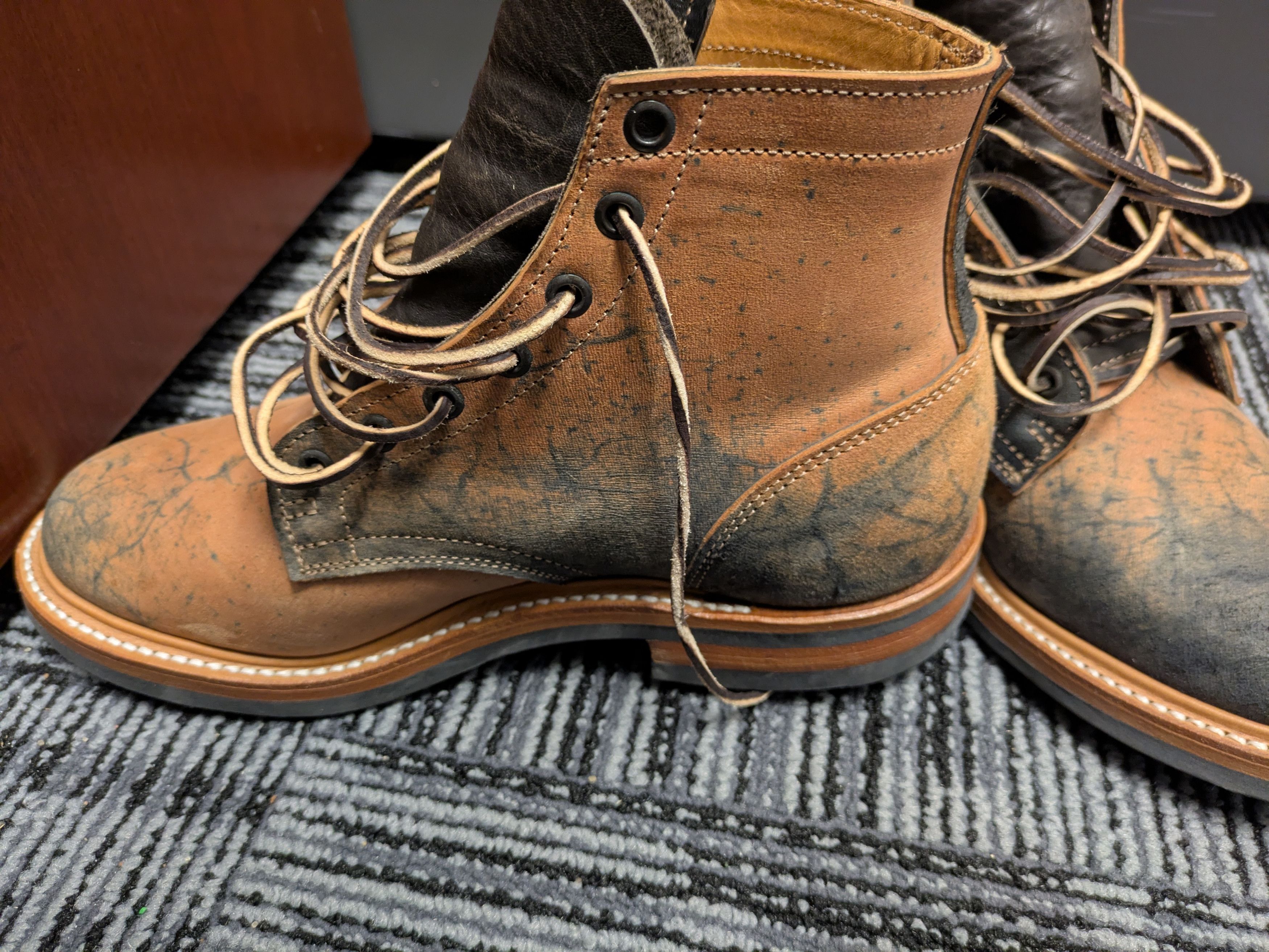 Truman Boot Co. Navy Horse Rump RO Size US 8.5 / EU 41-42 - 7 Thumbnail