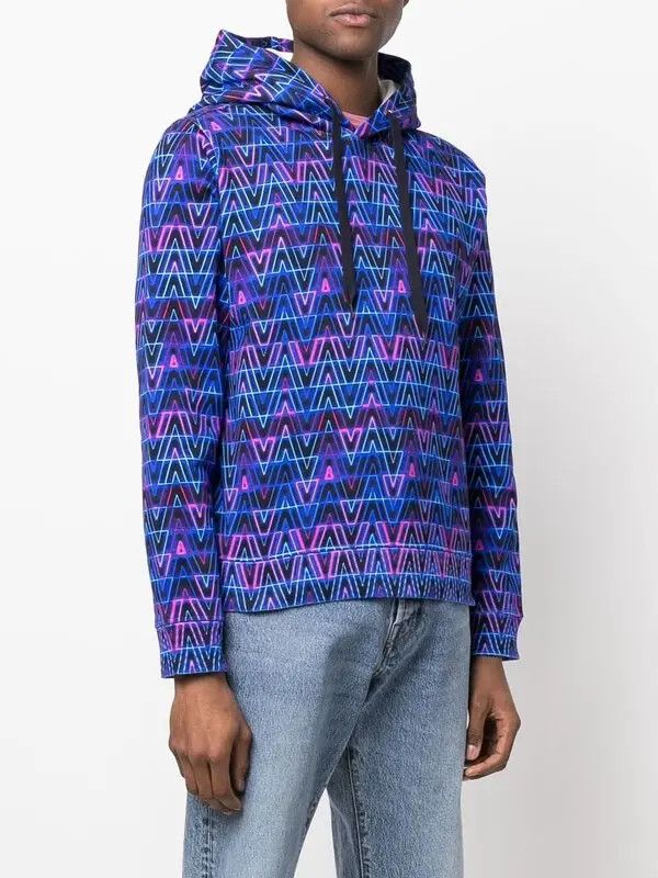 Valentino o1y0525 Logo Hoodie in Multicolor Size US L / EU 52-54 / 3 - 3 Thumbnail