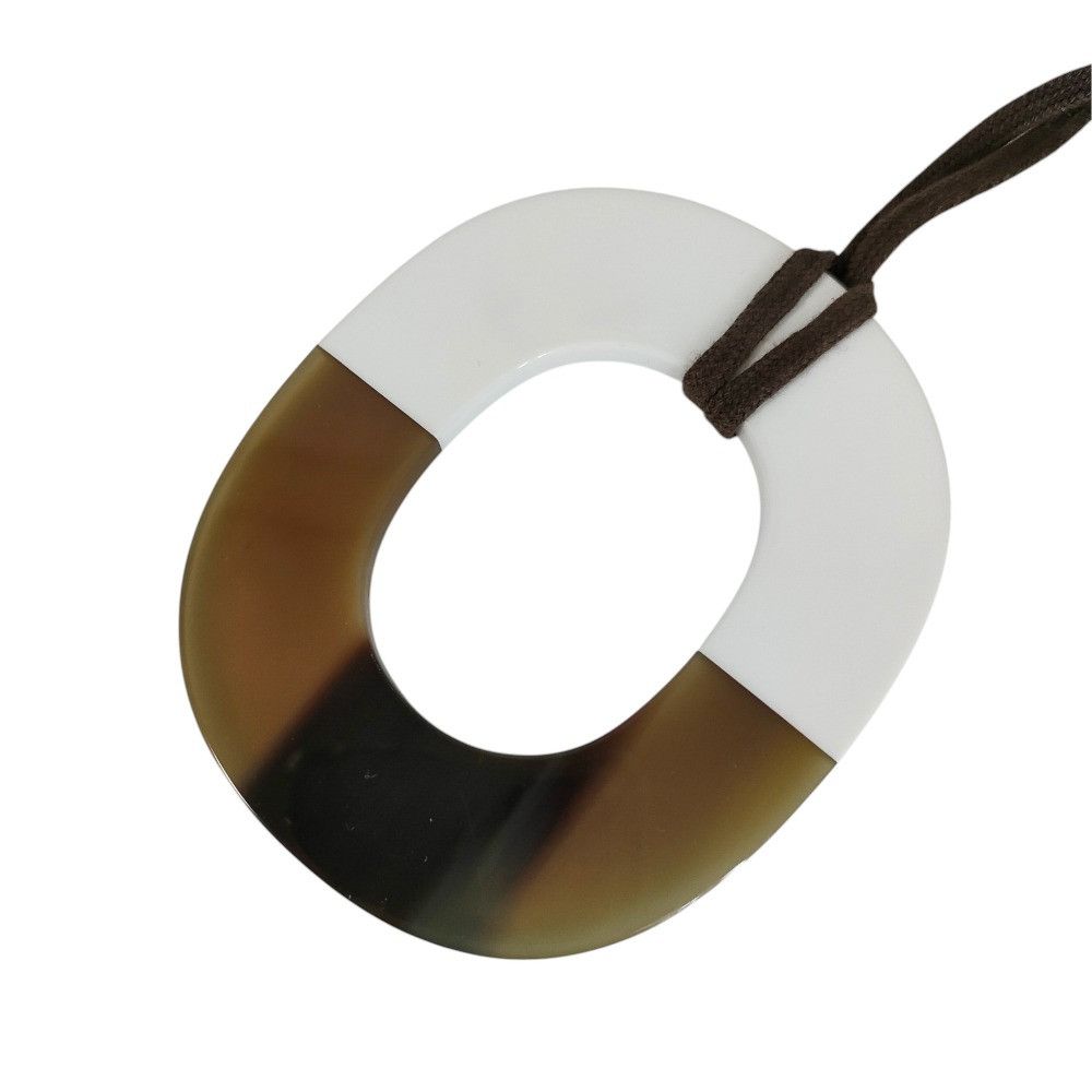 Hermes Hermes Hermes Isum GM Buffalo Horn Necklace Others Necklace DUTY FREE for USA Size ONE SIZE - 1 Thumbnail