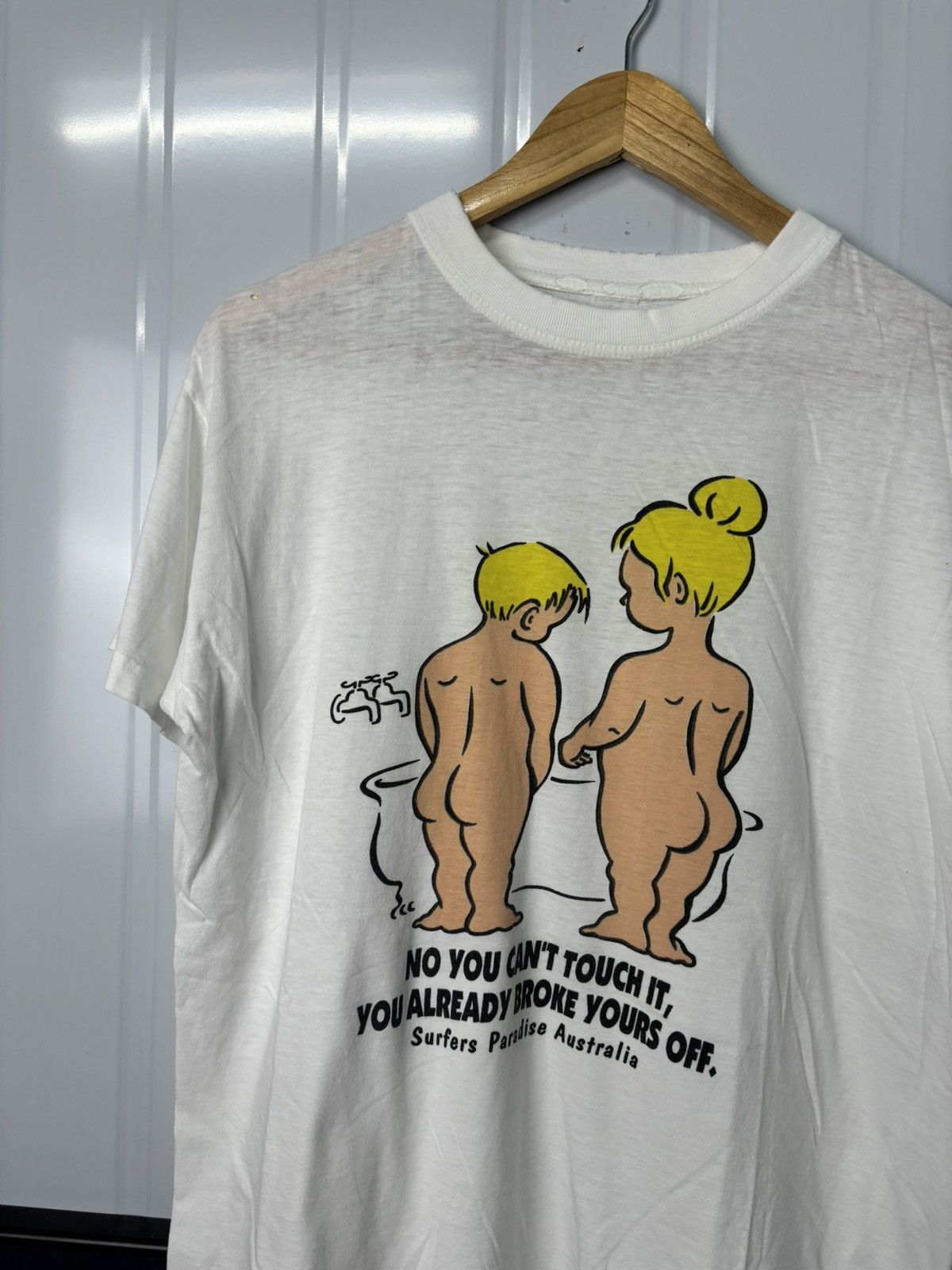 Vintage RARE! Vintage 90’s Art Humor Tee Baby Size US M / EU 48-50 / 2 - 4 Thumbnail
