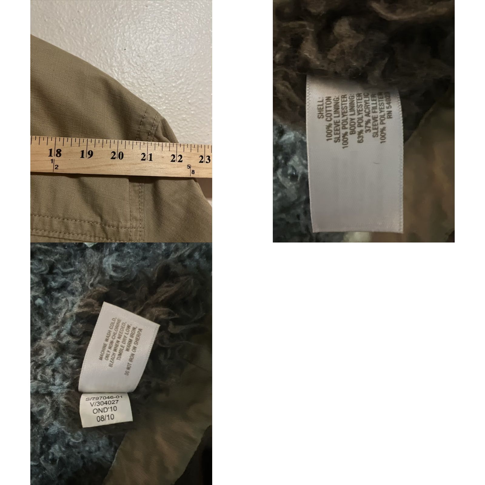 Old Navy Old Navy Men's Cozy-Lined Barn Jacket 2XL Brown Sherpa Field Jacket Casual Workwear Men Size US XXL / EU 58 / 5 - 6 Thumbnail