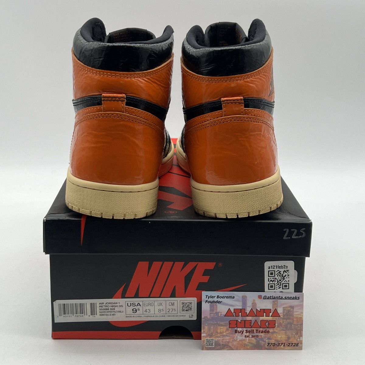 Nike Air Jordan 1 high shattered backboard 3.0 Size US 9.5 / EU 42-43 - 3 Thumbnail