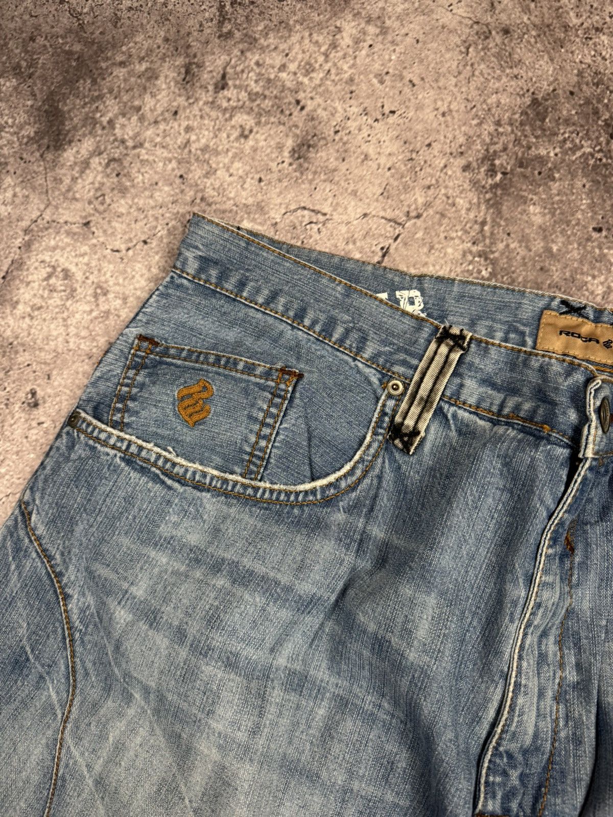 Rocawear Vintage Rocawear Y2K Distressed Baggy Jeans Skate Jnco Y2K Size US 38 / EU 54 - 9 Thumbnail
