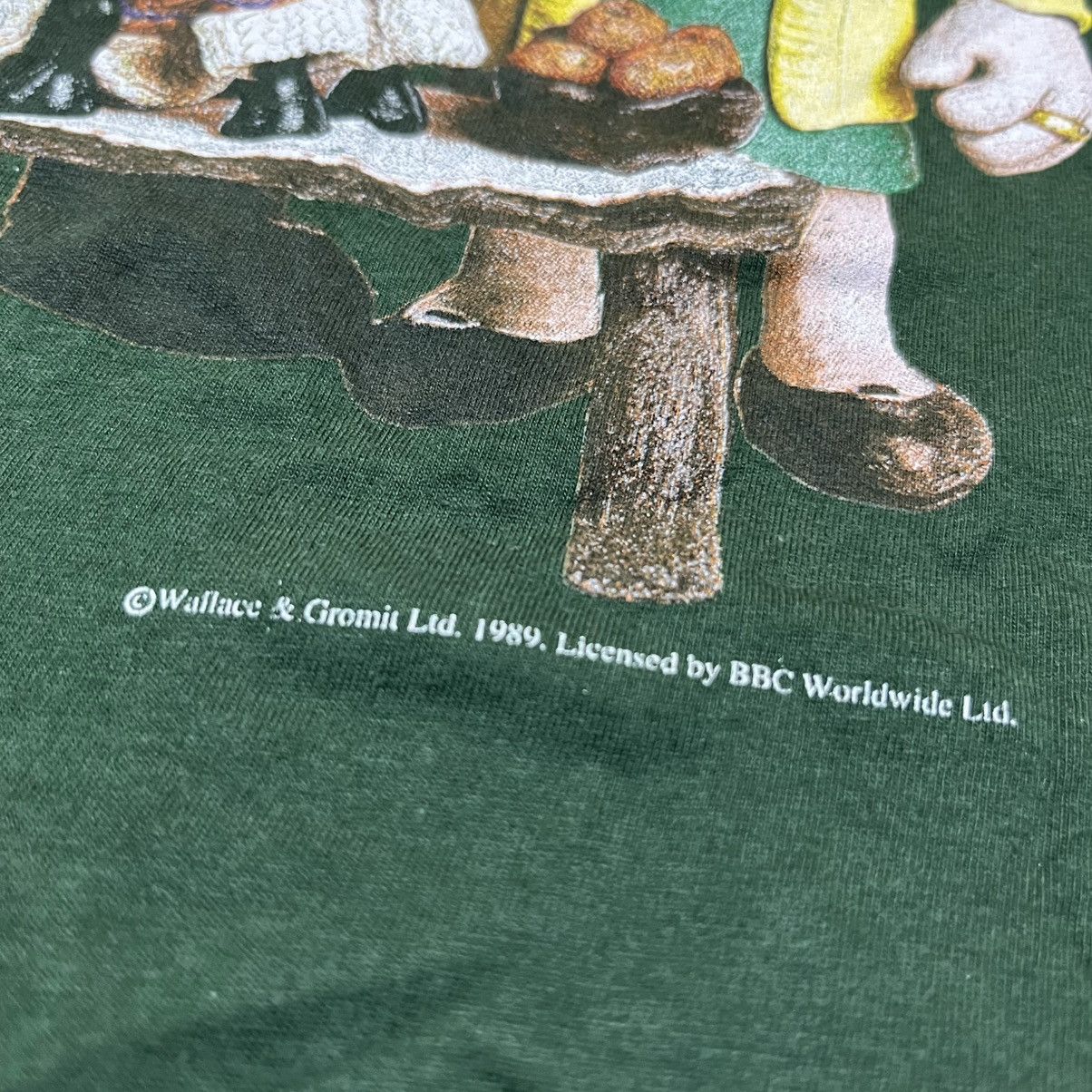 Cartoon Network 1989 Vintage Wallace & Gromit Graphic T-Shirt Size US XL / EU 56 / 4 - 3 Thumbnail