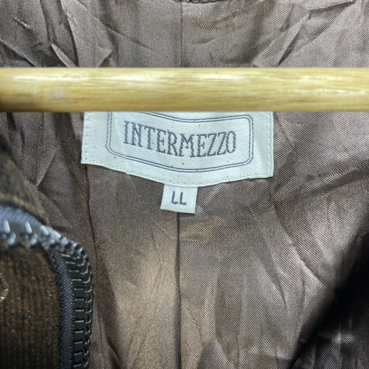 Autumn Cashmere × Designer 💥Vintage Intermezzo i Tessuti italy Long Coat Jacket Size US L / EU 52-54 / 3 - 8 Thumbnail