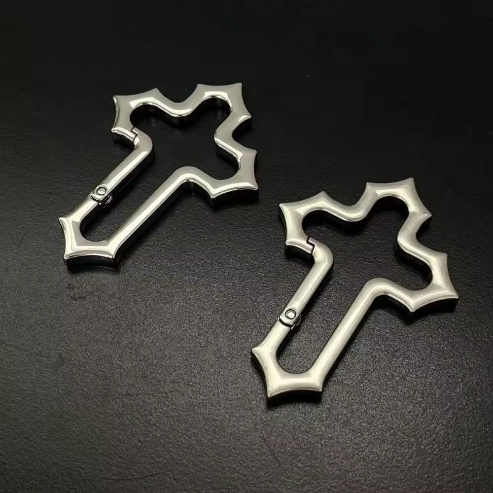 Other Saint chrome Cross Carabiner keychain steel Size ONE SIZE - 3 Thumbnail