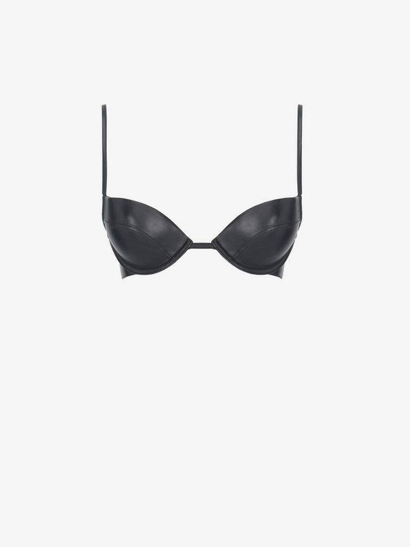 o1srvl11e0326 Size: M / Leather Bra in Black