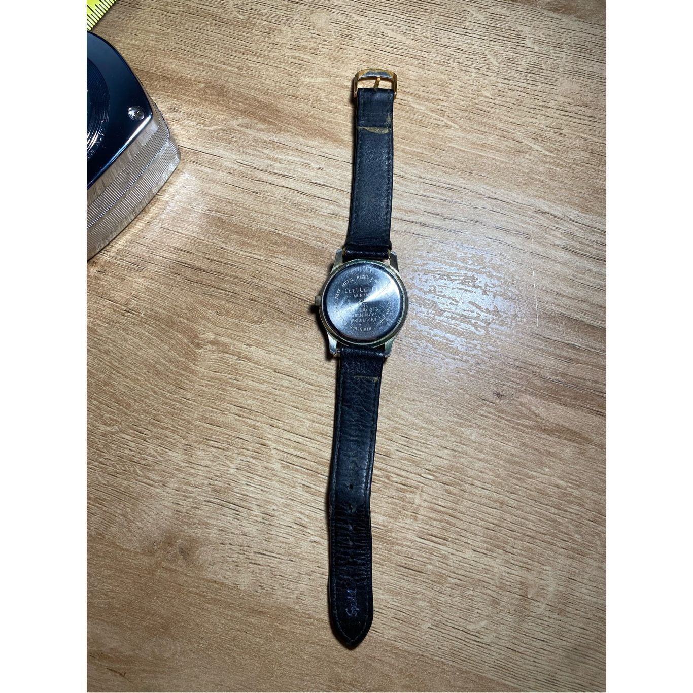 Other Milan Black Leather Brand Wristwatch - Silvertone Size ONE SIZE - 7 Thumbnail
