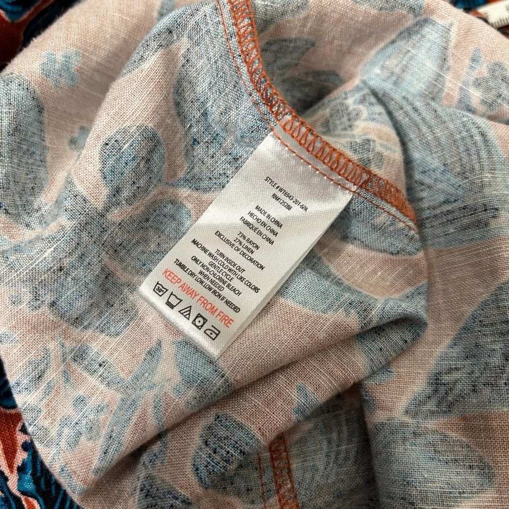 Designer Jason Wu l NWT Tropical Linen Midi Dress Size Small Size S / US 4 / IT 40 - 9 Thumbnail