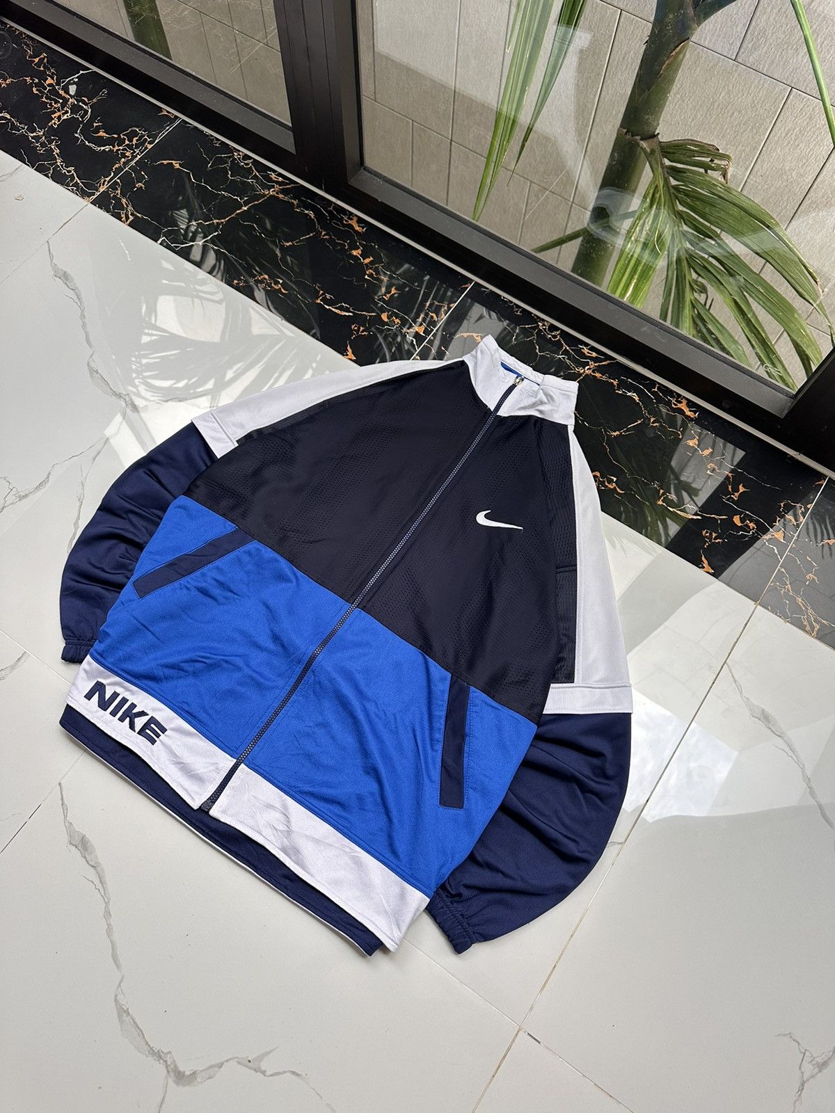 Nike × Vintage 🦍NIKE VINTAGE TRIPLE LOGO STREETWEAR LIGHT JACKET🦍 Size US XL / EU 56 / 4 - 3 Thumbnail