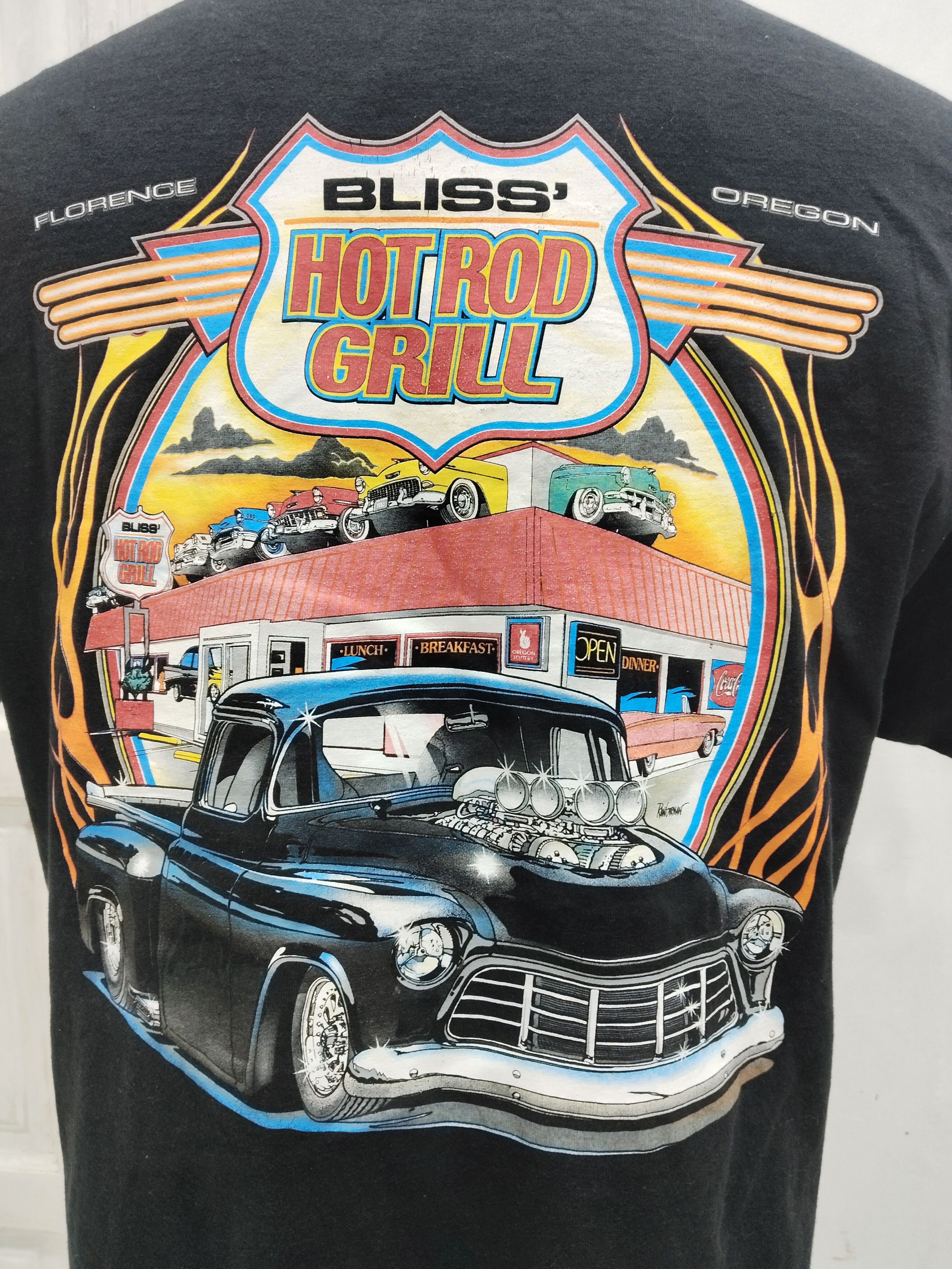 Vintage Vintage Bliss Hot Rod Grill Antique Car Tshirt Size US L / EU 52-54 / 3 - 4 Thumbnail
