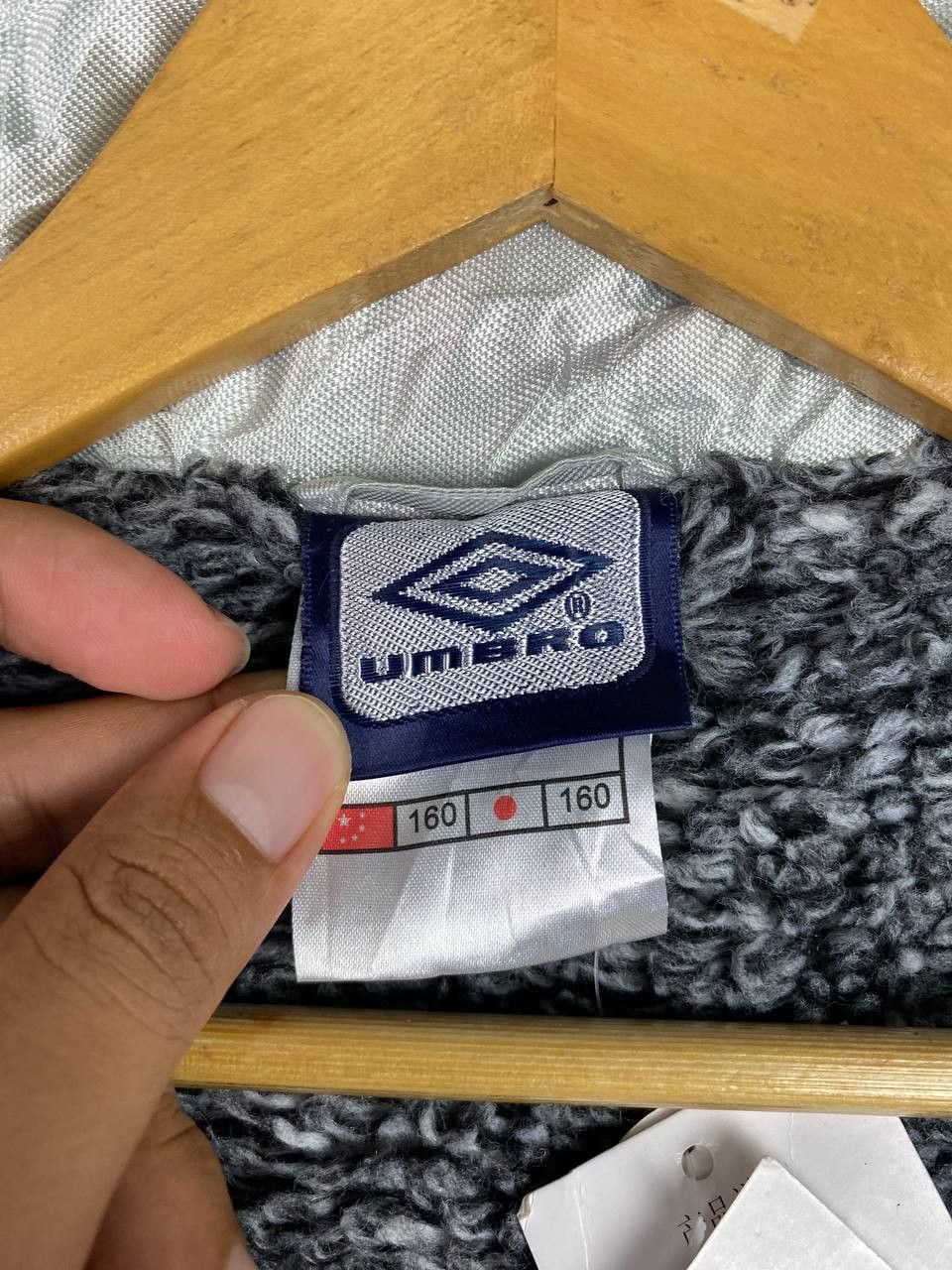 Umbro vintage umbro long jacket fleece lining missing hoody Size US XXL / EU 58 / 5 - 9 Thumbnail