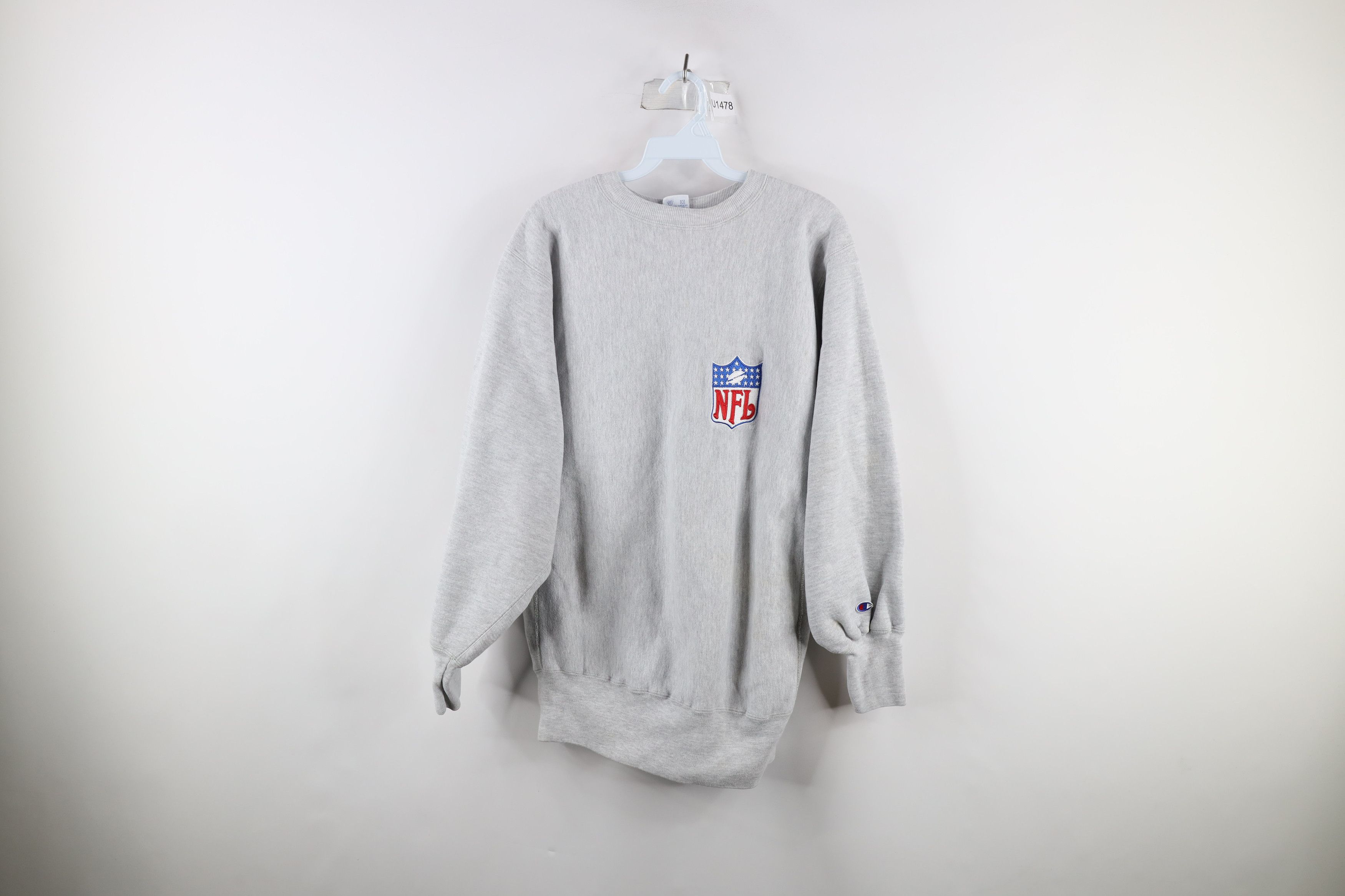 Vintage 90s Champion Reverse Weave Sweatshirt Gray USA