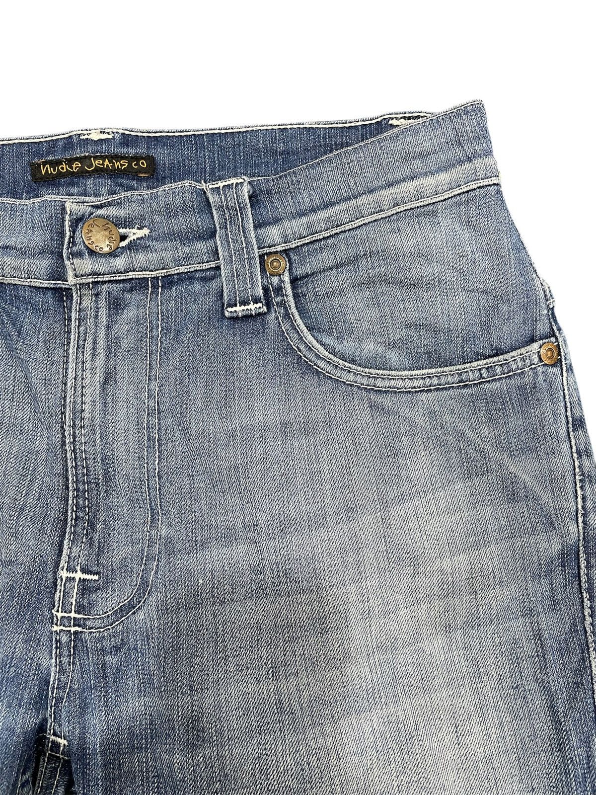 Japanese Brand × Nudie Jeans Vintage Nudie Jeans Light Washed Denim Size US 30 / EU 46 - 4 Thumbnail