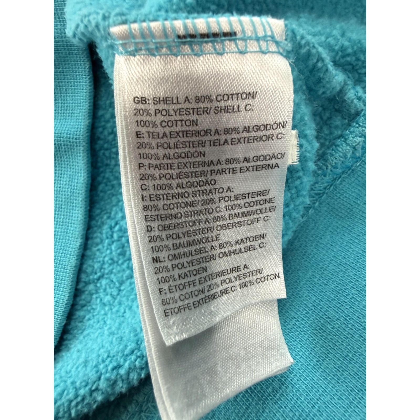 The North Face The North Face Hoodie Womens Large Blue Pullover Fleece Vertical Logo Graphic Size L / US 10 / IT 46 - 5 Thumbnail
