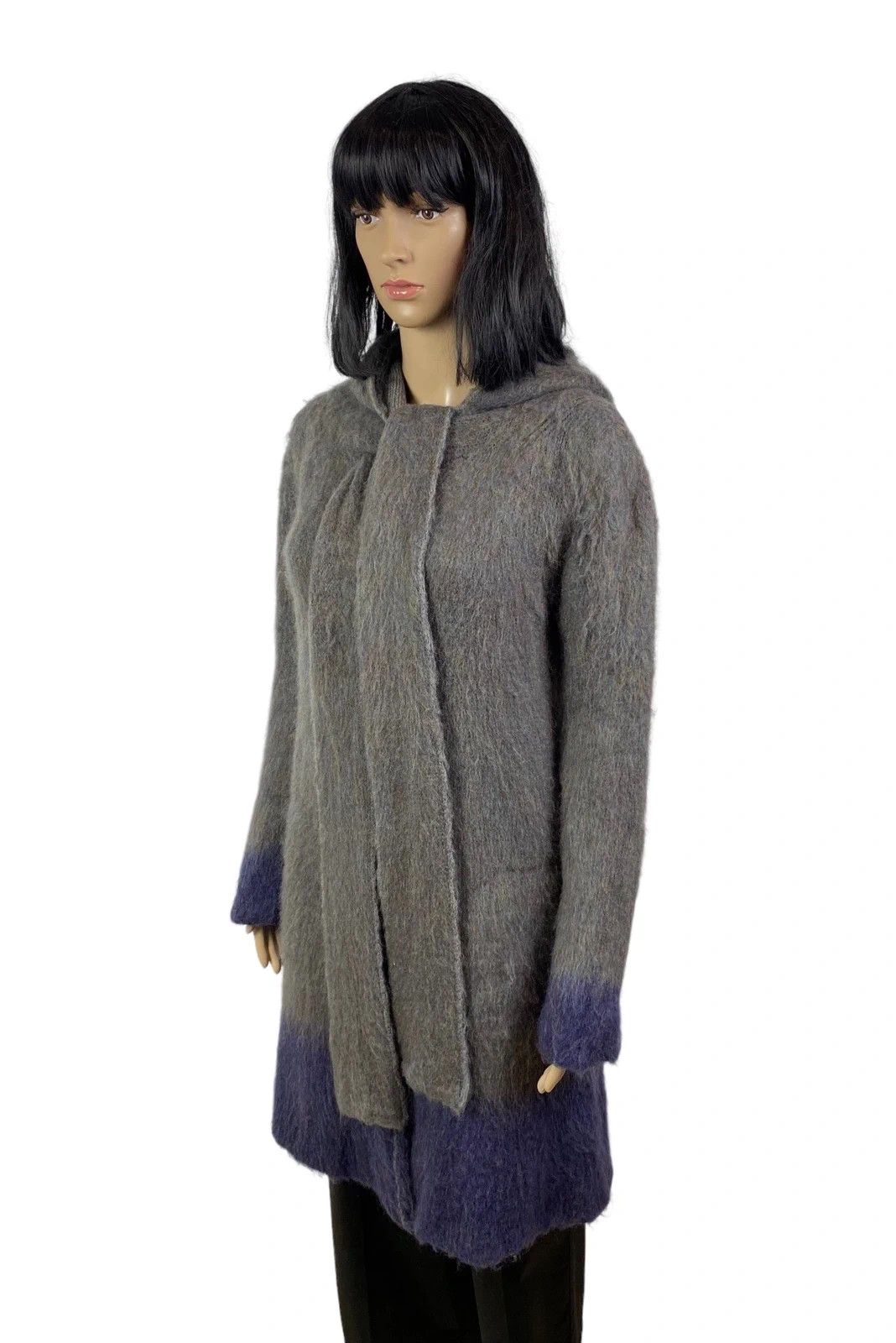 TWINSET Twin-Set Wool Mohair Hooded Cardigan size S Size S / US 4 / IT 40 - 2 Thumbnail
