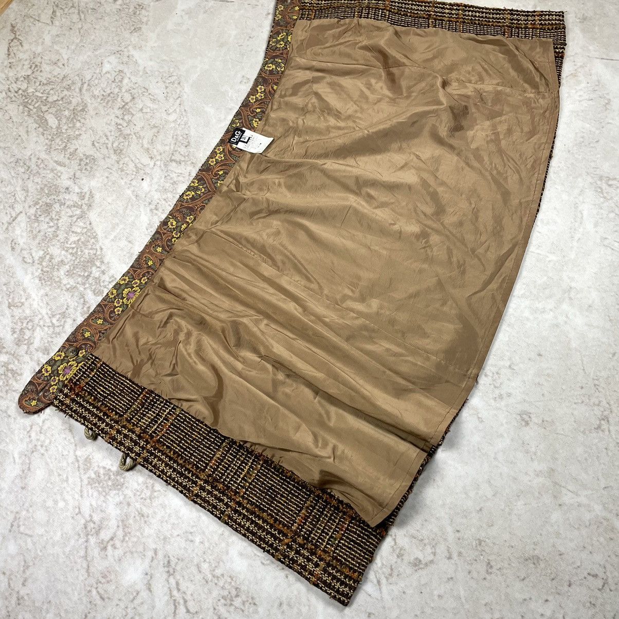 Dolce & Gabbana × Vintage Dolce&Gabbana Vintage Pleated Tweed Mini Skirt Archive Size 27" / US 4 / IT 40 - 11 Thumbnail