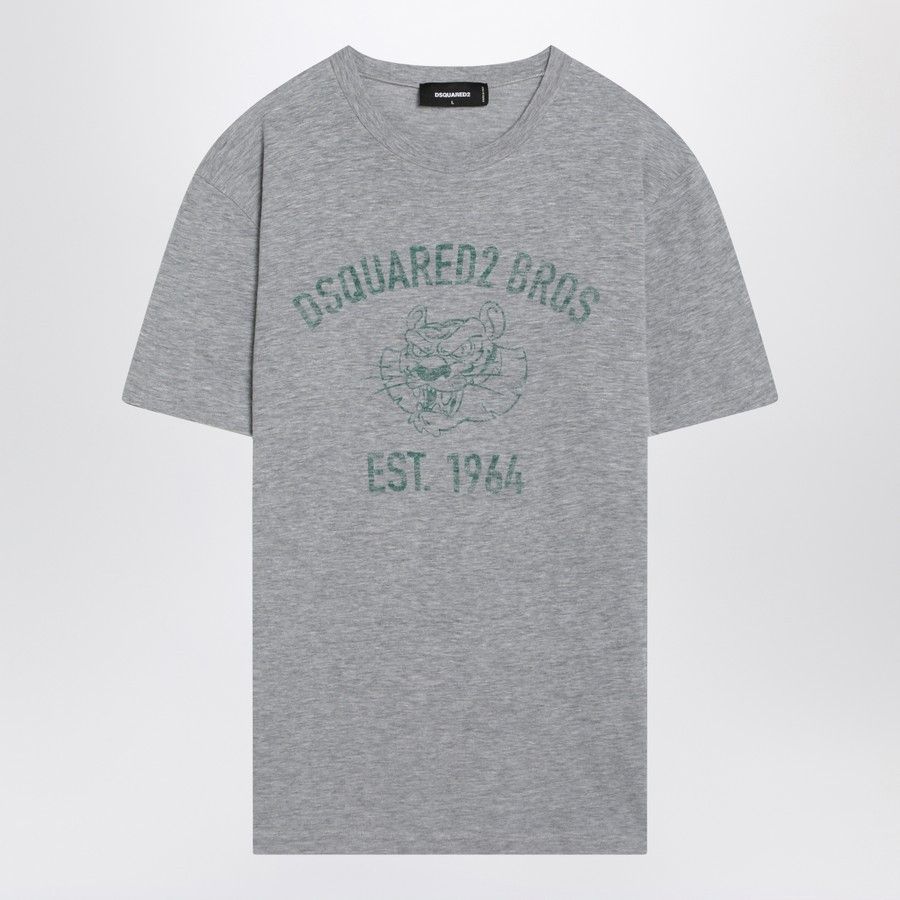 Dsquared2 o1d2blof0226 Logo Short Sleeve T-Shirt in Grey Size US S / EU 44-46 / 1 - 1 Thumbnail