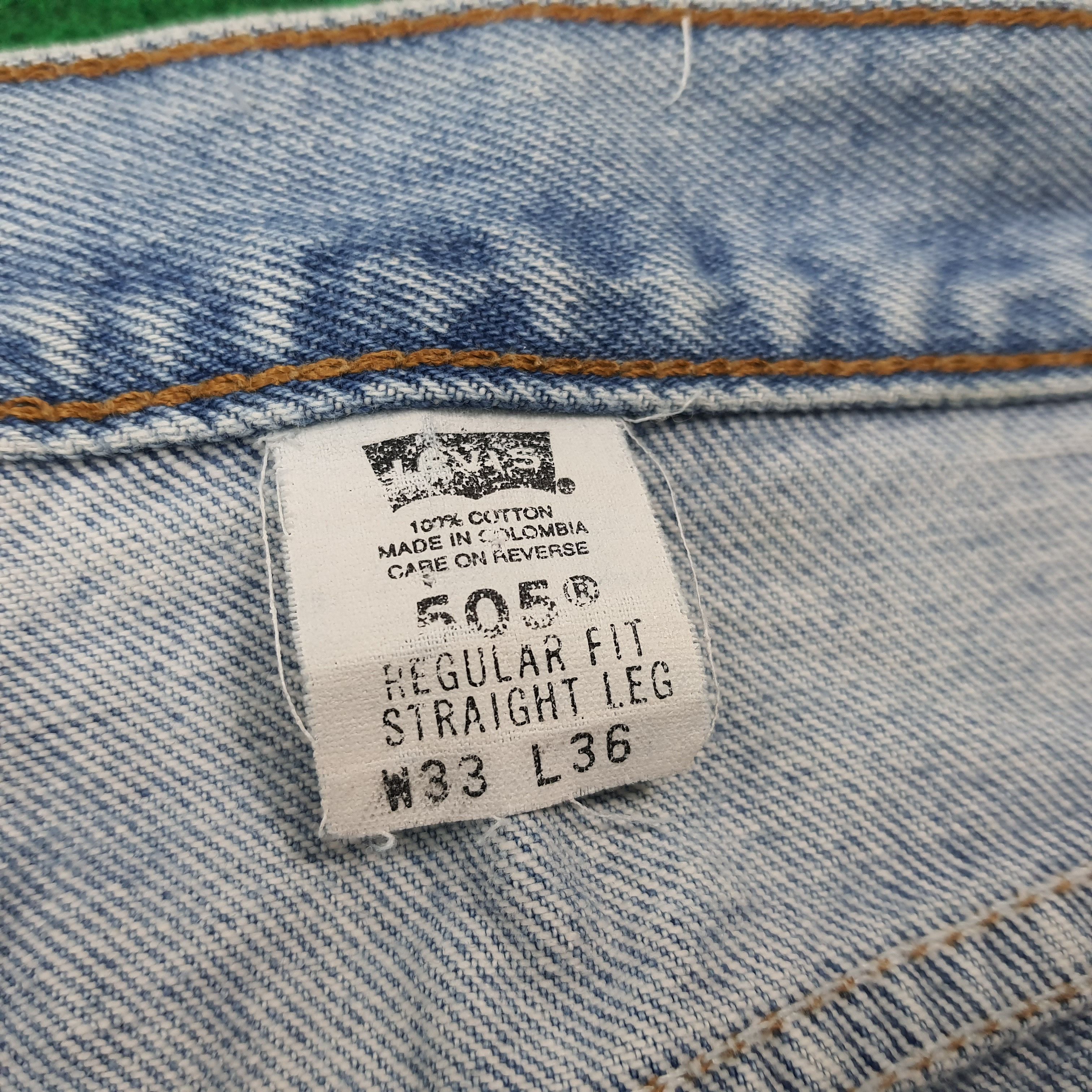 Levi's Vintage Levi's 505 Distressed Jeans C272N28 Size US 32 / EU 48 - 10 Thumbnail