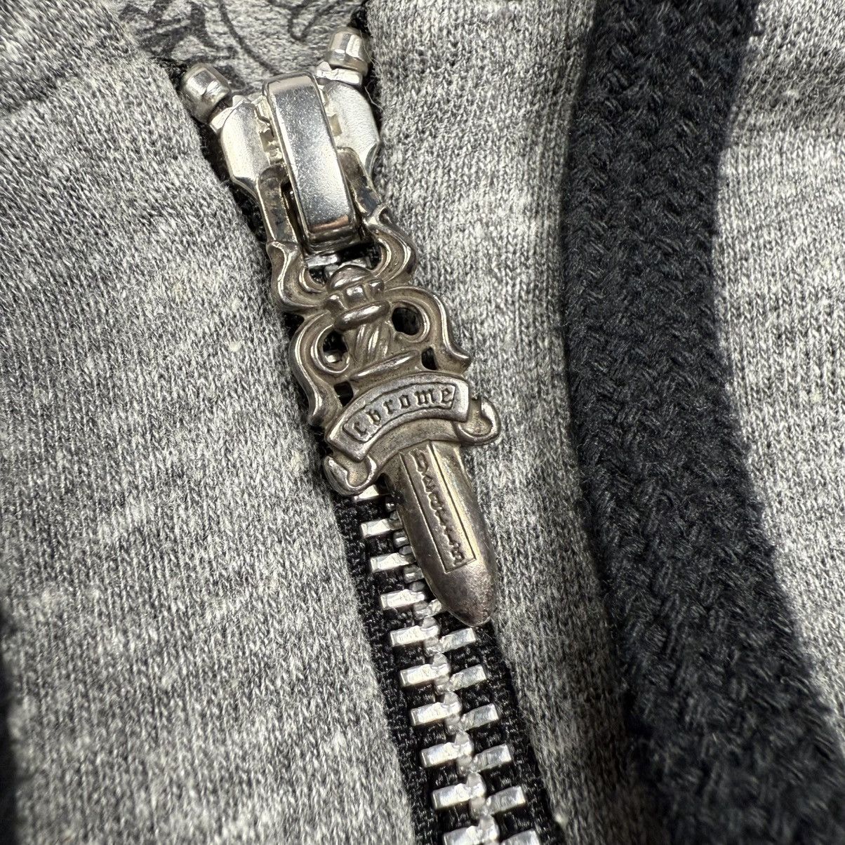 Chrome Hearts Chrome Hearts T-Bar F*** You Zip-Up Hoodie Heather Grey Size US S / EU 44-46 / 1 - 2 Thumbnail