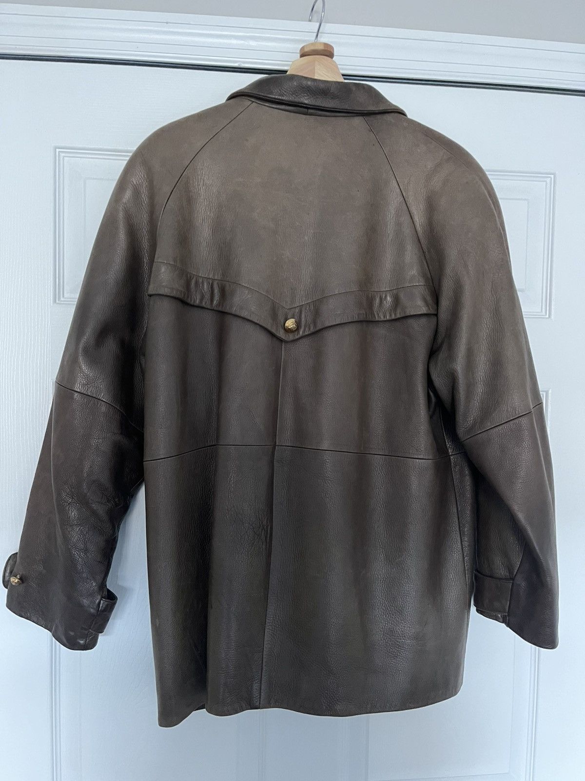 Harley Davidson Vintage Harley Davidson Double Breasted Leather Jacket Size US L / EU 52-54 / 3 - 2 Thumbnail