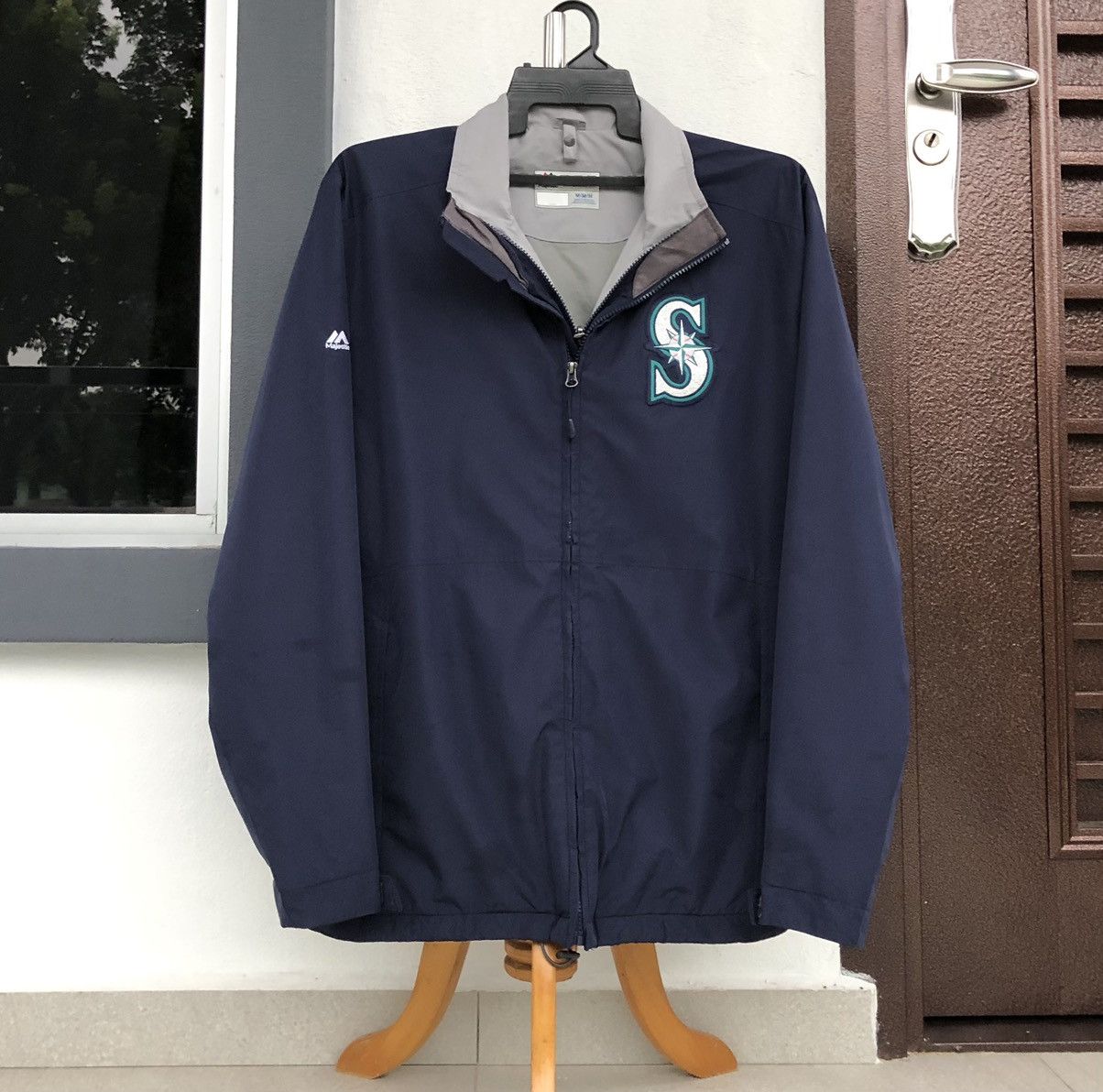 Majestic Vintage Seattle Mariners MLB Lightweight Jacket Size US M / EU 48-50 / 2 - 2 Thumbnail