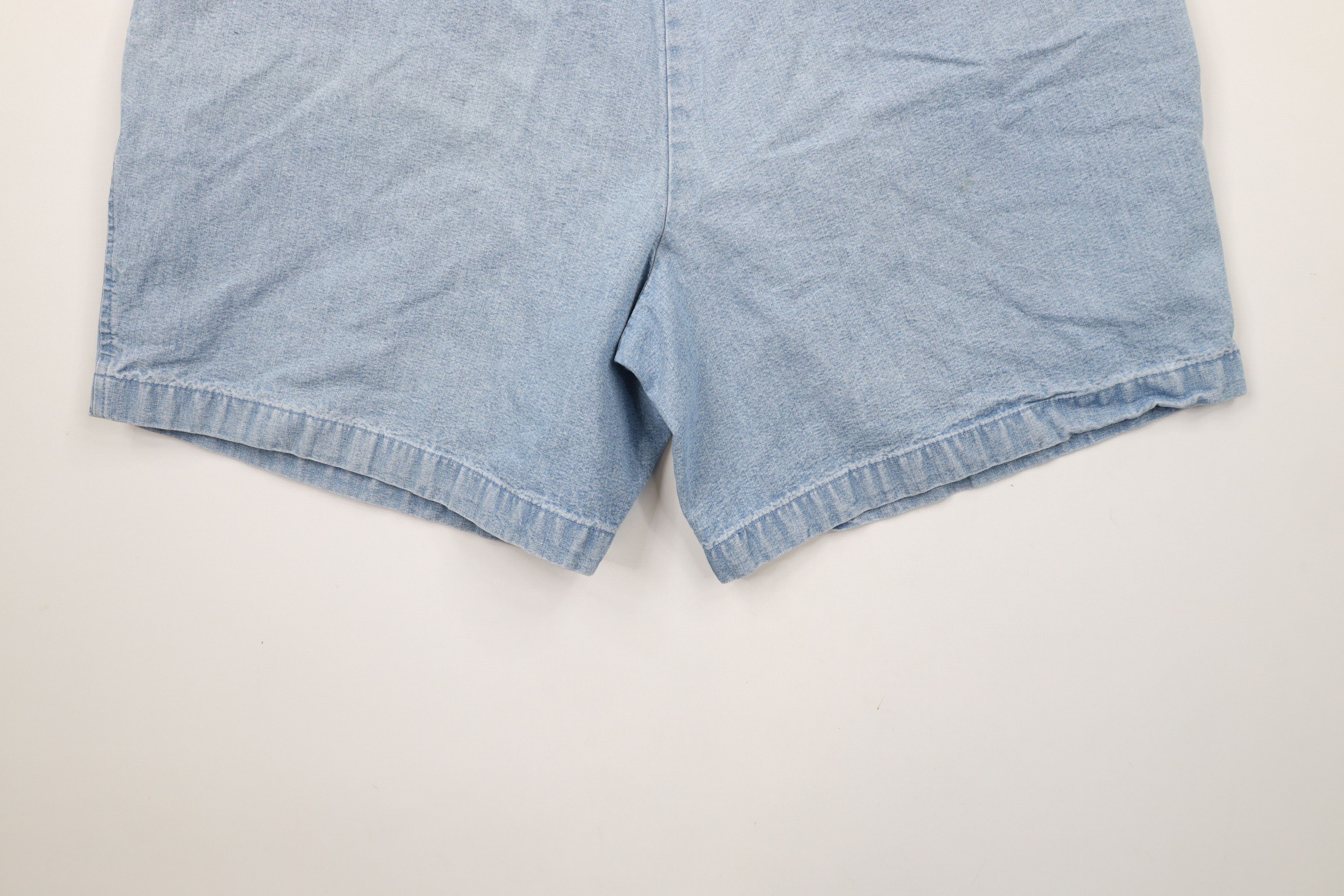 Vintage Vintage 90s Streetwear Above Knee Denim Jean Shorts Jorts Size US 34 / EU 50 - 13 Thumbnail