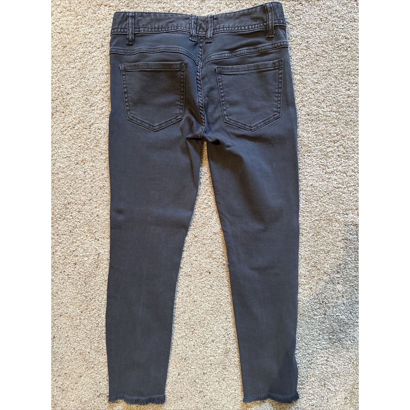 Free People Free People Distressed Cropped Ankle Skinny Jeans Gray, 27 Size 27" / US 4 / IT 40 - 3 Thumbnail