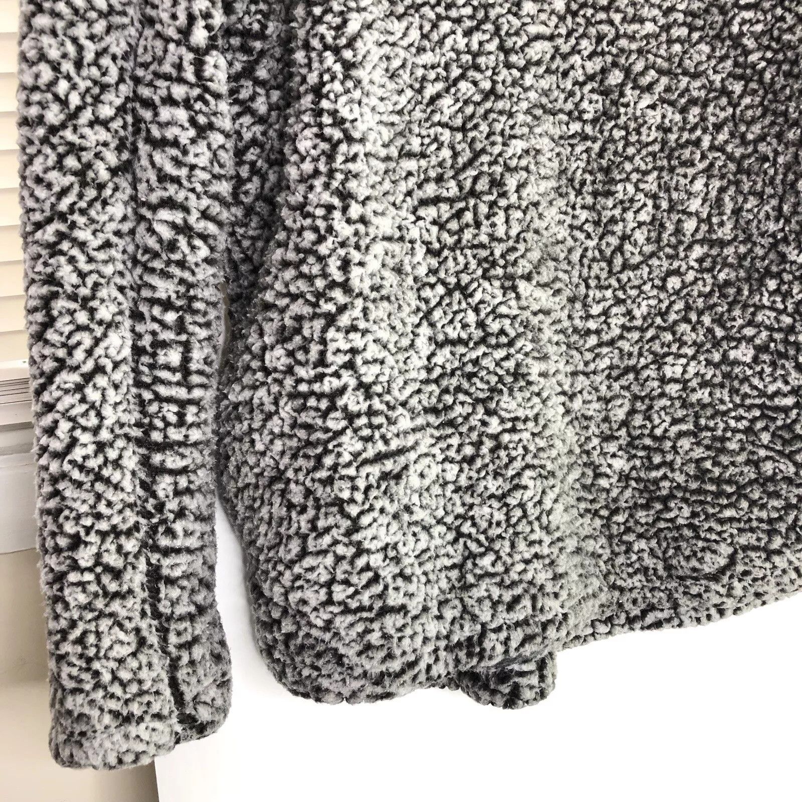 Other Sherpa Black White 1/4 Zip Jacket S Pullover Sweatshirt Size S / US 4 / IT 40 - 2 Thumbnail