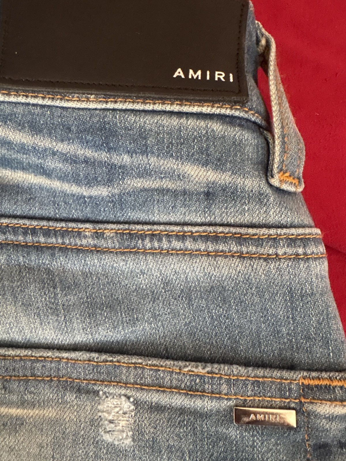 Amiri Blue with black patch Size US 28 / EU 44 - 6 Thumbnail