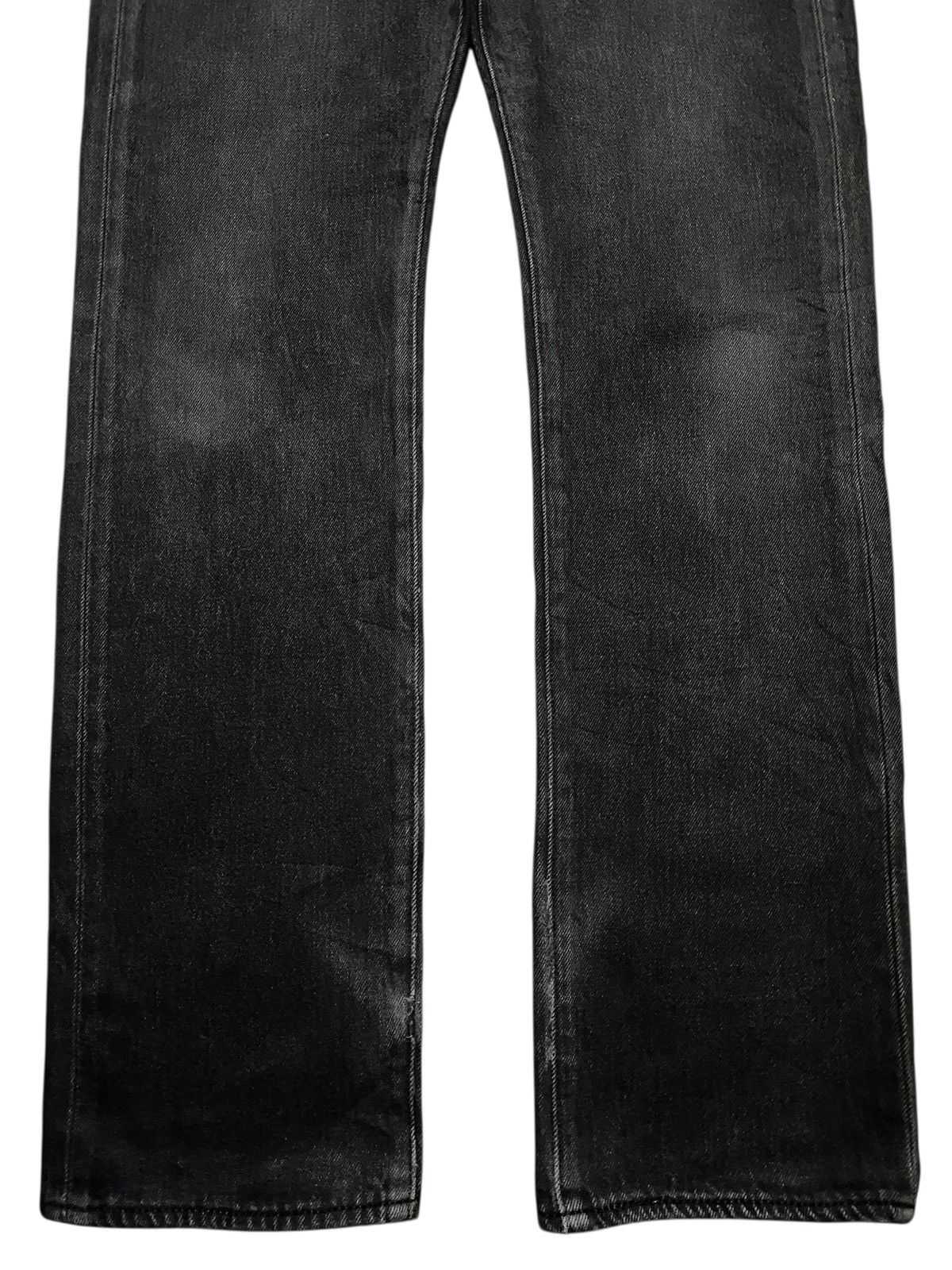 Levi's Vintage Levis 501 Y2K Black Denim Distressed Loose Jeans Size US 32 / EU 48 - 5 Thumbnail