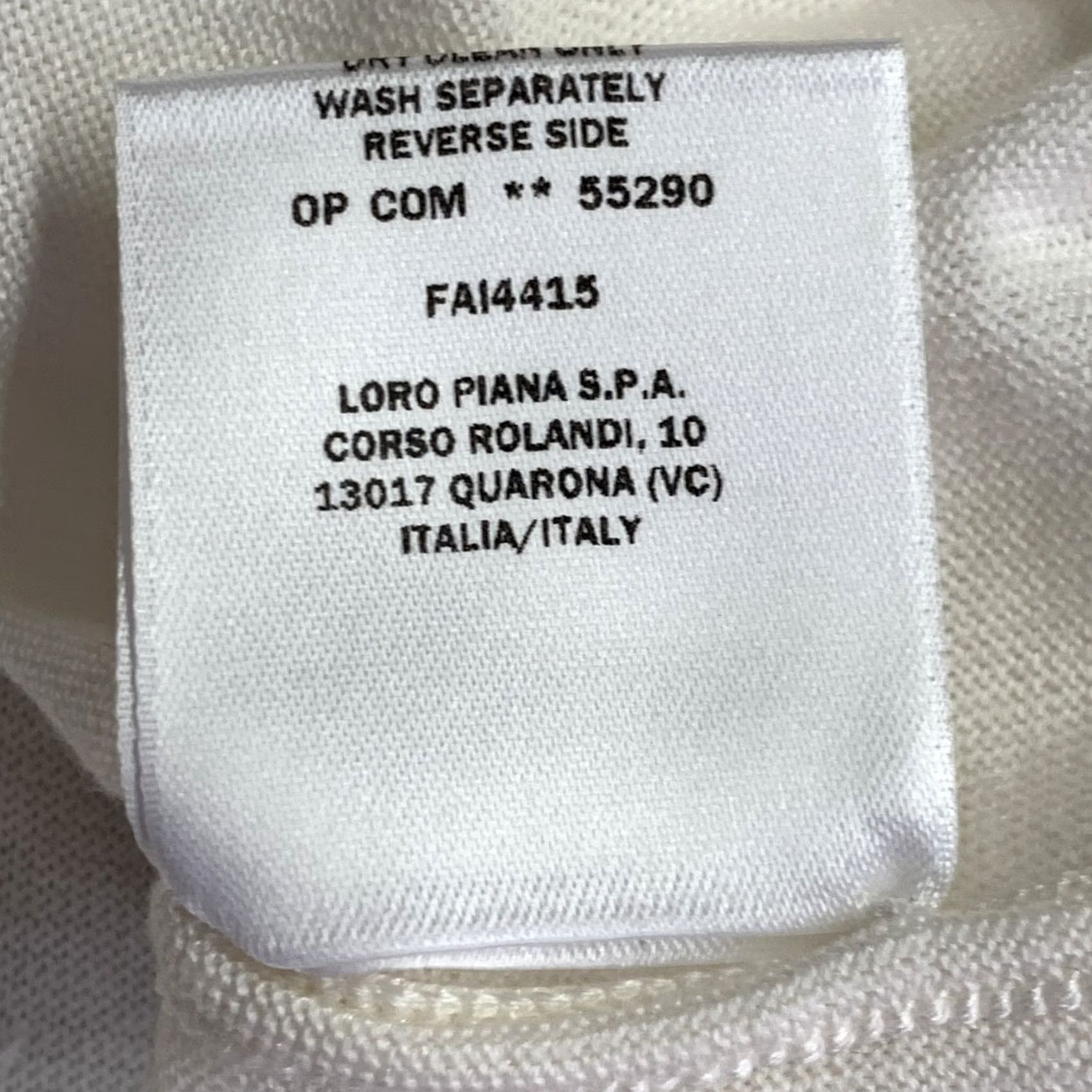 Loro Piana LORO PIANA Cream Silk Cotton Jersey Crew-Neck Pullover Size 12 Women, Italy, Pullover - Womens, 12, Cream, Silk / Cotton Size XL / US 12-14 / IT 48-50 - 6 Thumbnail