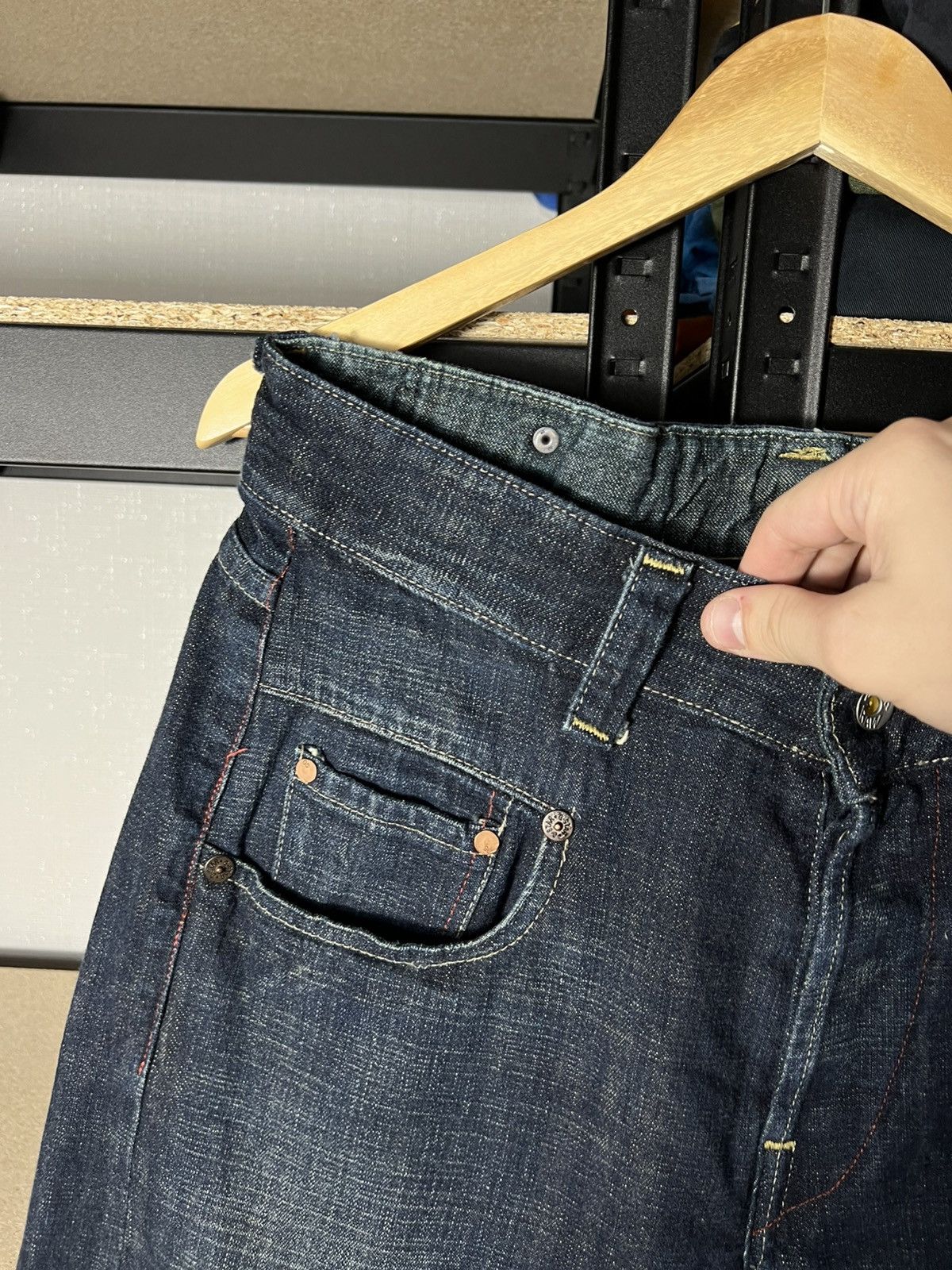 G-Star 👖 G-Star Raw 3301 Vintage Loose Fit Denim Jeans Dark Blue Size US 32 / EU 48 - 5 Thumbnail