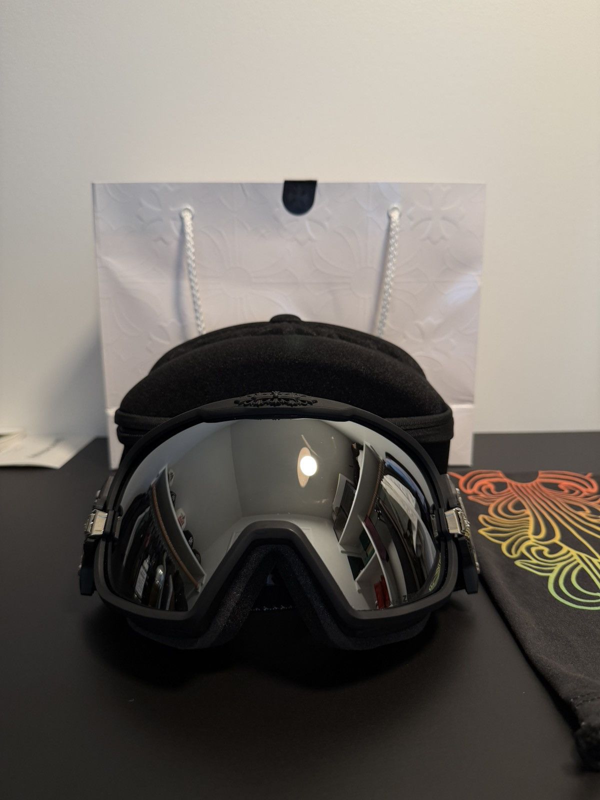 Chrome Hearts Chrome Hearts Silver Morning Ski Goggles Size ONE SIZE - 3 Thumbnail