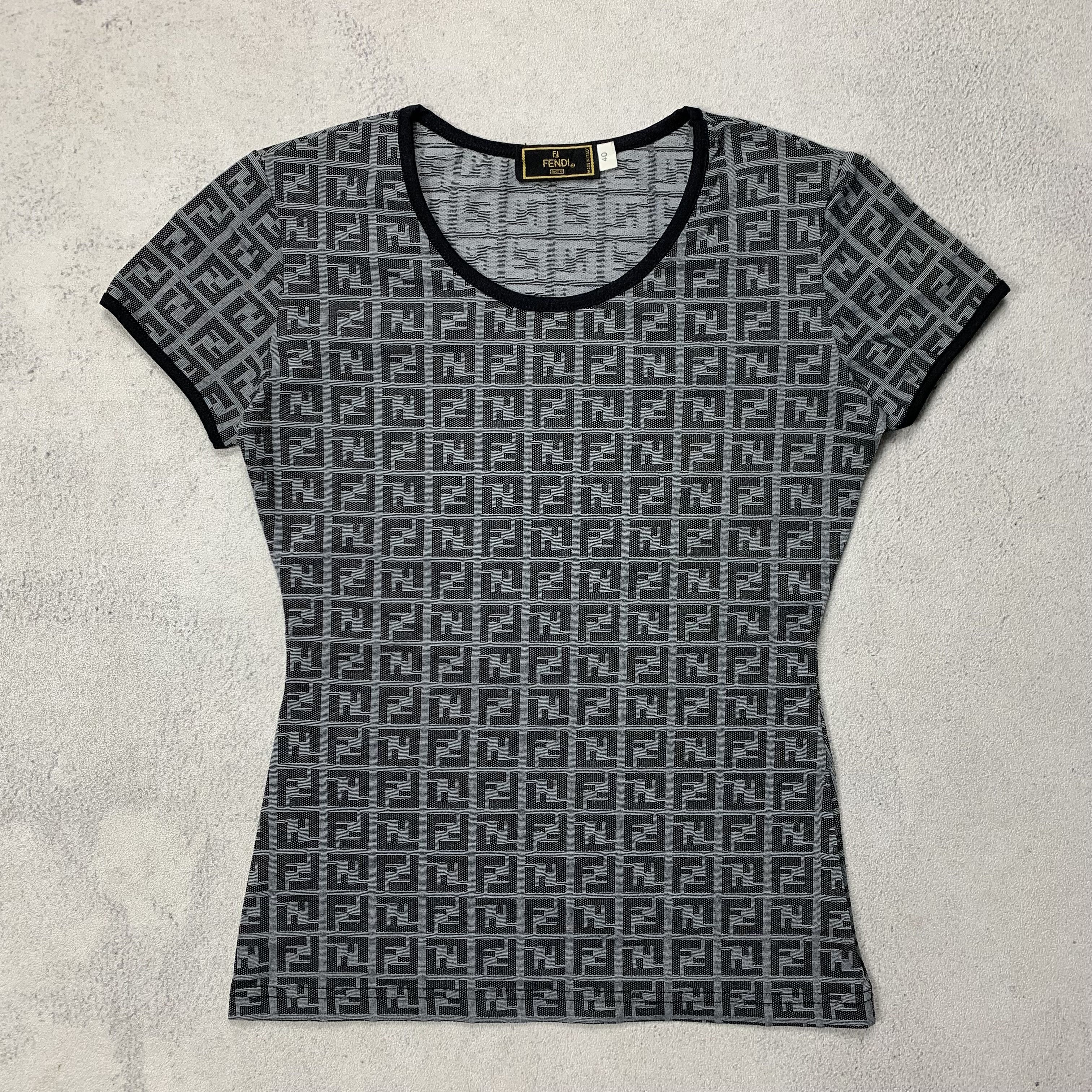 Fendi Vintage Fendi Monogram Top Size S / US 4 / IT 40 - 1 Thumbnail