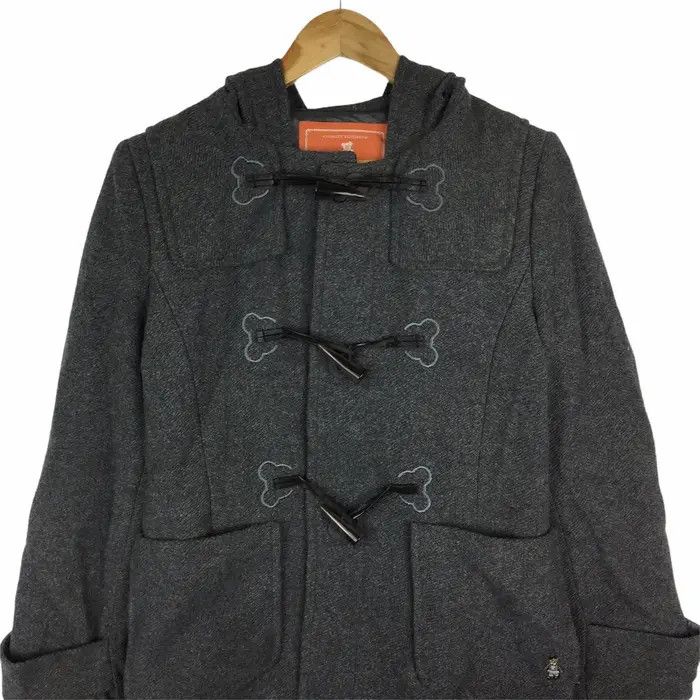 Vintage Vtg TEENIE WEENIE BEAR Duffle Coat Heavy Jacket Windbreaker Size M / US 6-8 / IT 42-44 - 3 Thumbnail
