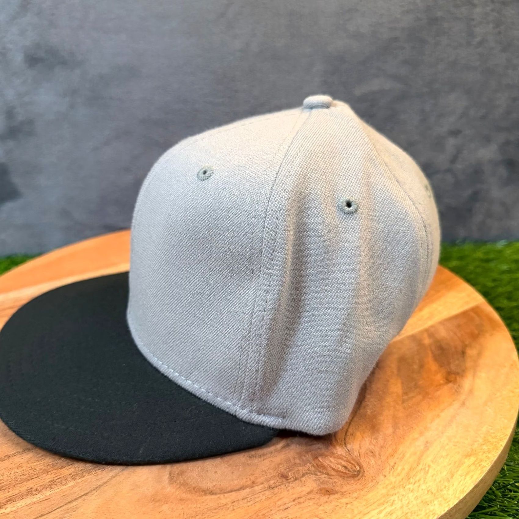 Vintage New Belgium Fat Tire Hat Mens Large XL Gray Black Flat Brim Fitted Cap Size ONE SIZE - 3 Thumbnail