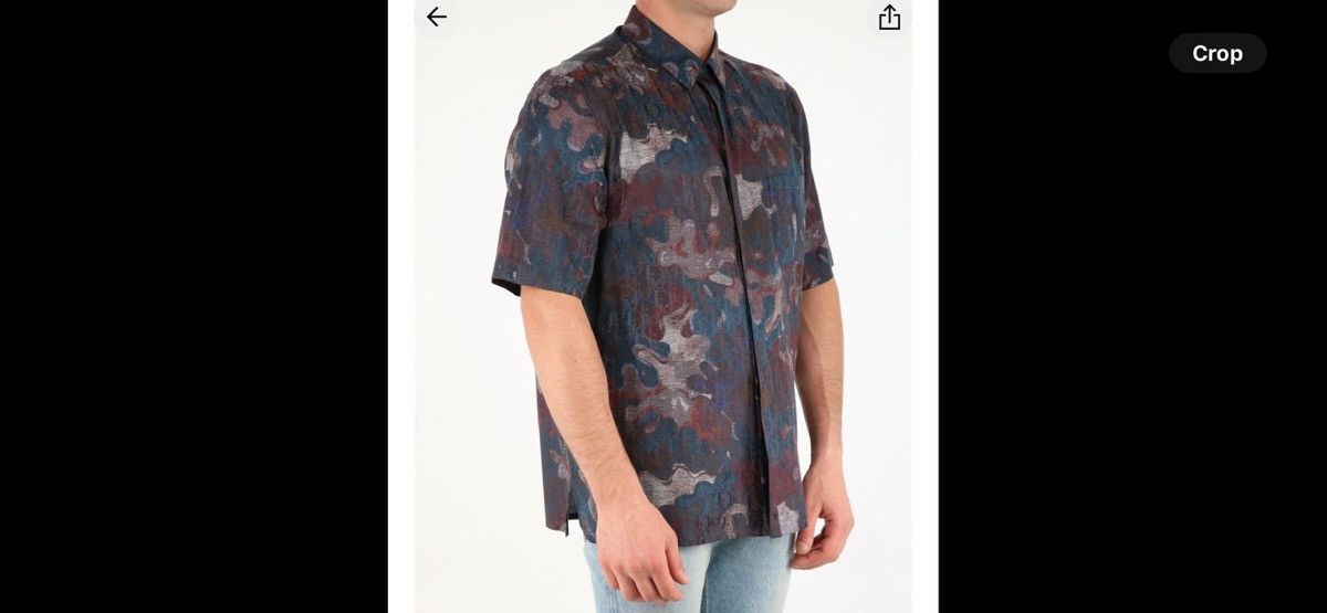 Dior Dior X Peter Doig Camouflage Short Sleeve Shirt. 39/M-L Size US S / EU 44-46 / 1 - 1 Thumbnail