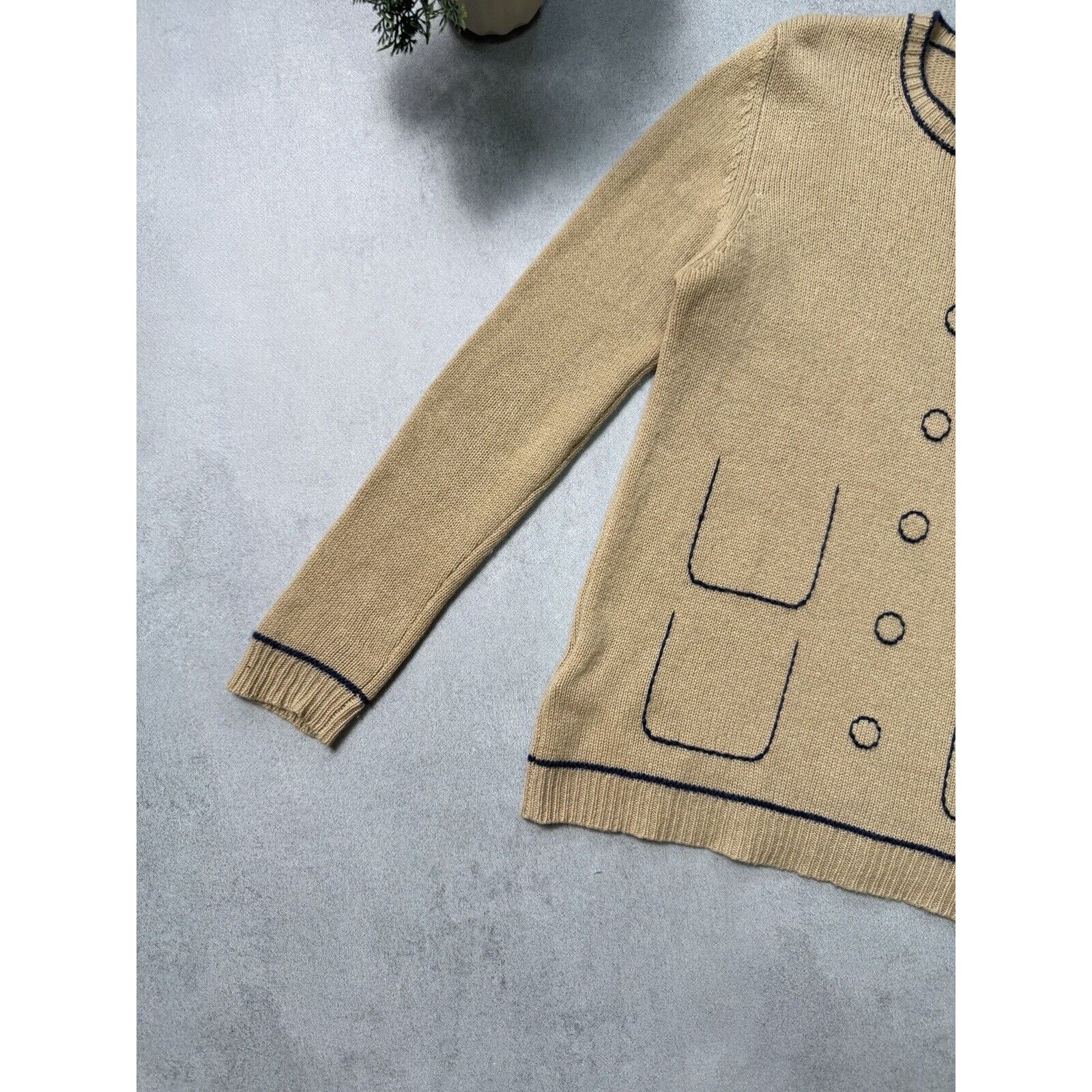 Marni Marni Cashmere Beige Sweater Wool Size S / US 4 / IT 40 - 5 Thumbnail