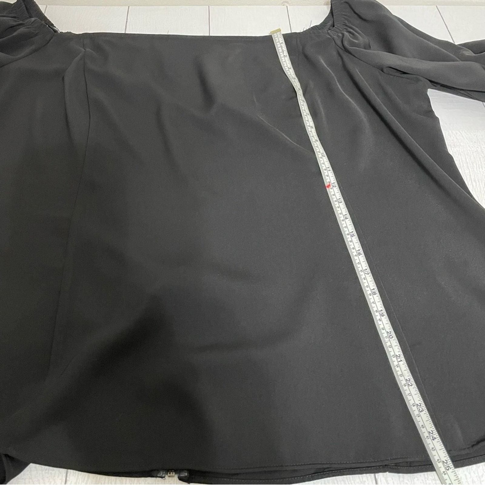 Other City Chic Black Off Shoulder Blouse Puff Sleeves XXL 24 NWT Size 4XL / US 24-26 - 2 Thumbnail