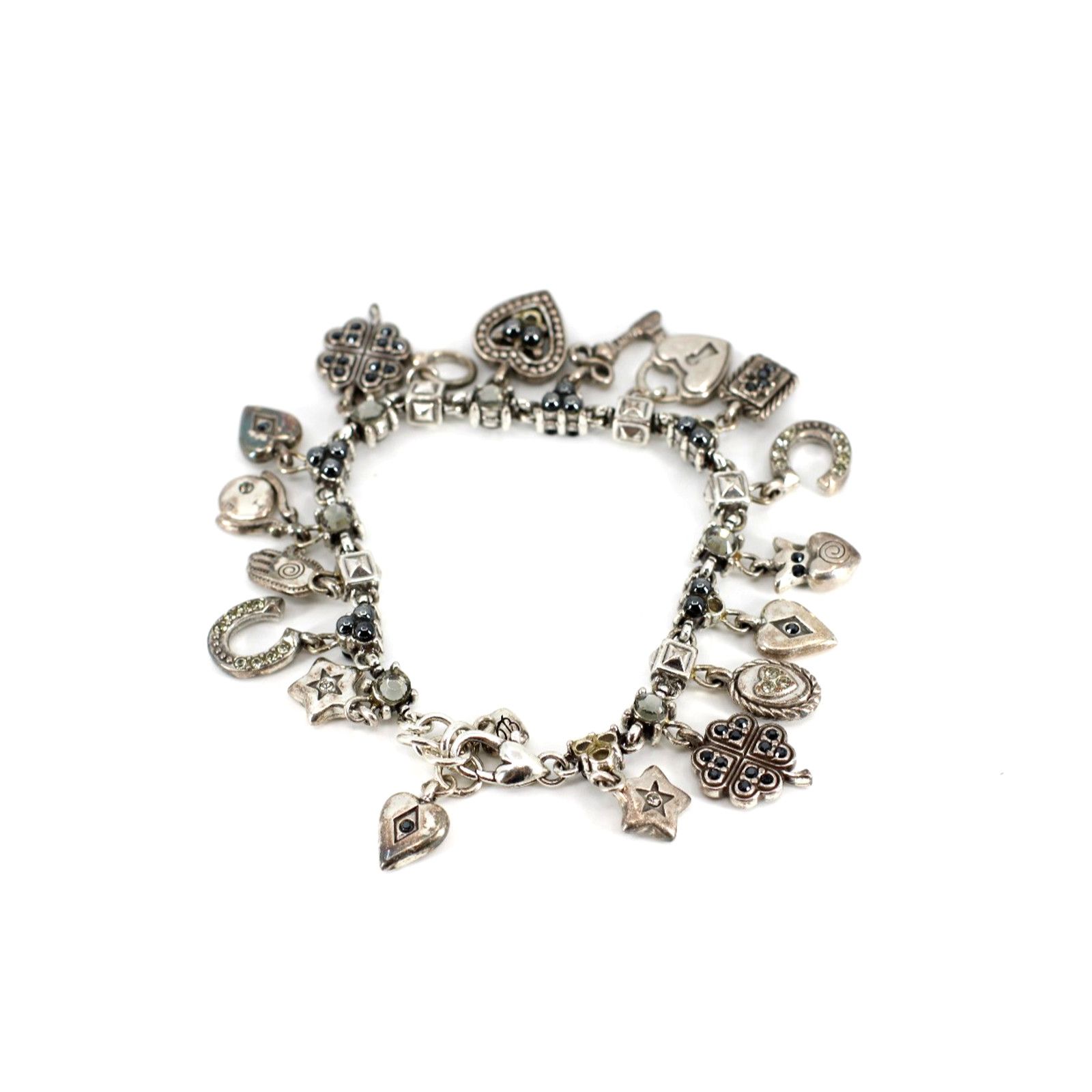 Brighton BRIGHTON Survivor Statement Chunky Chain Heal Charm Bracelet Size ONE SIZE - 2 Thumbnail