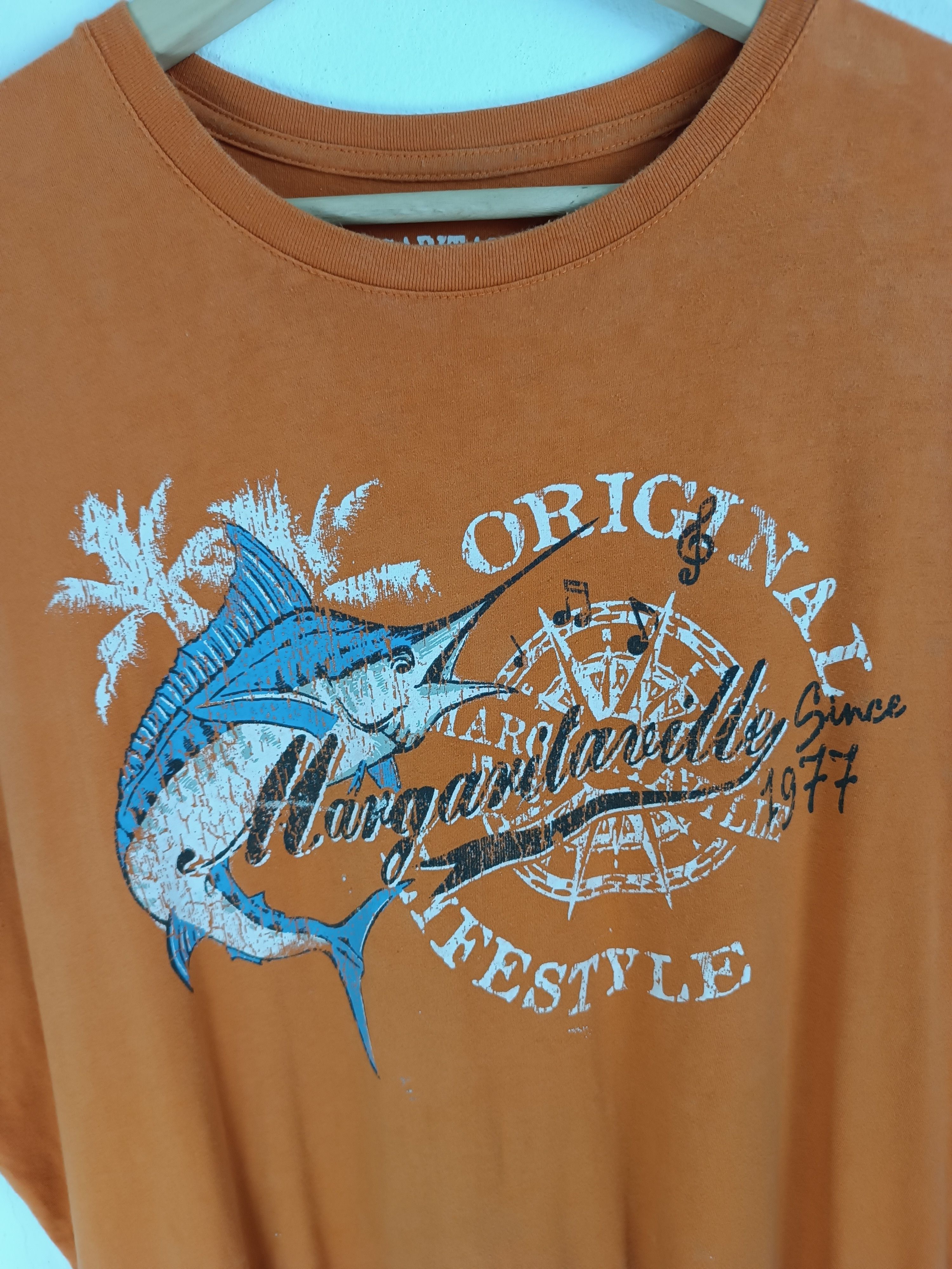 Vintage VINTAGE MARGARITAVILLE SAILFISH LOW ARM SHREDDER FADED TEE Size US XL / EU 56 / 4 - 10 Thumbnail
