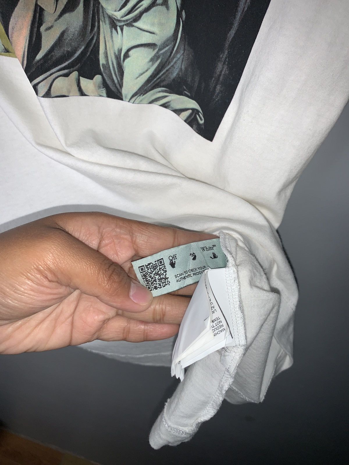 Off-White OFF-WHITE Caravaggio Painting Oversized Tee Size US M / EU 48-50 / 2 - 3 Thumbnail