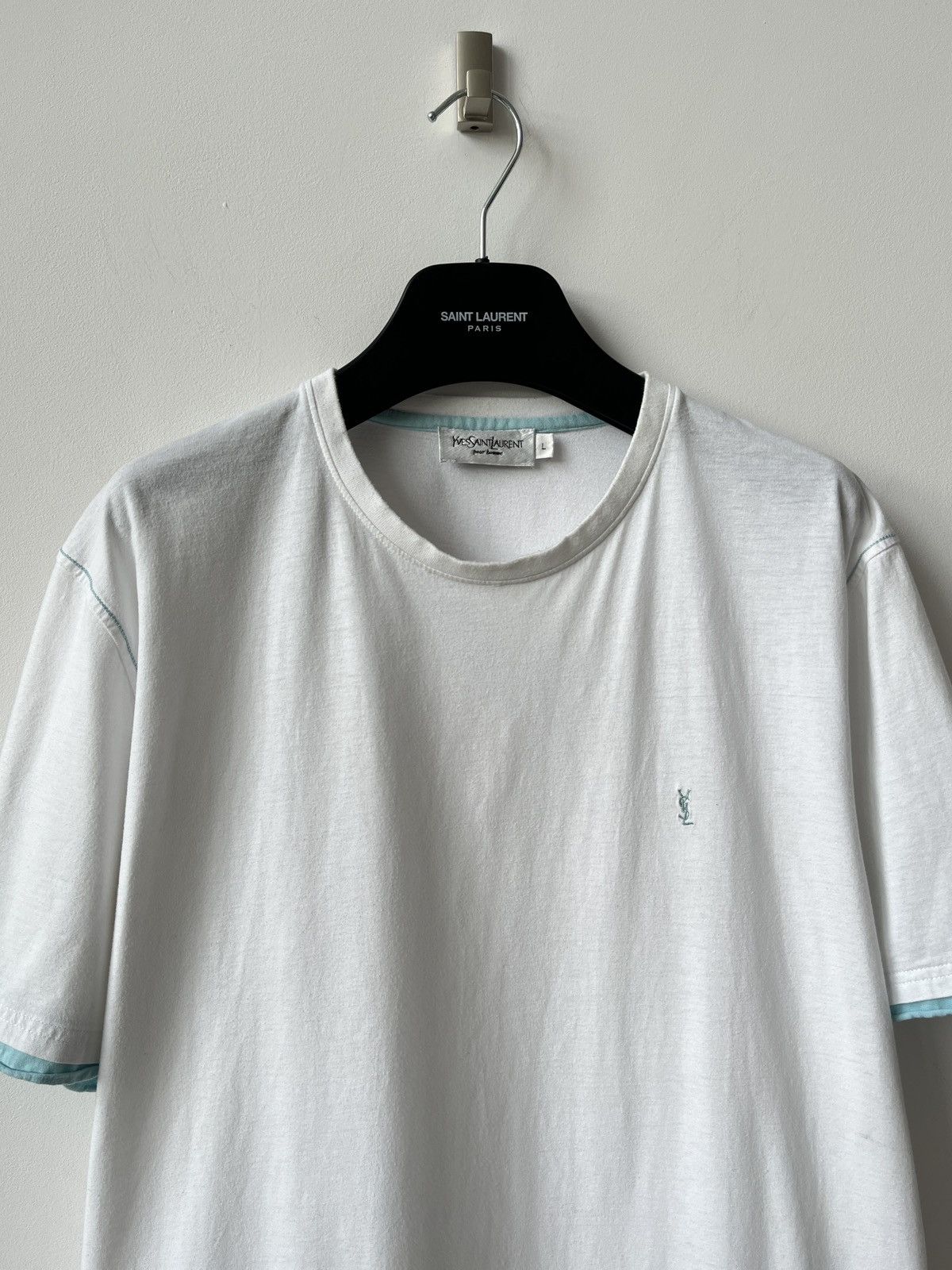 Yves Saint Laurent Vintage Yves Saint Laurent Tee YSL Paris Cropped Boxy Size US M / EU 48-50 / 2 - 5 Thumbnail