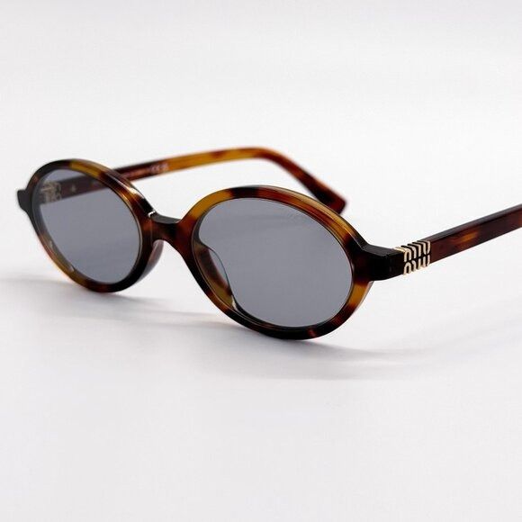 Miu Miu NEW MIU MIU SUNGLASSES MU04ZS 21C40O HAVANA WOMEN MU 04ZS SM Size ONE SIZE - 3 Thumbnail