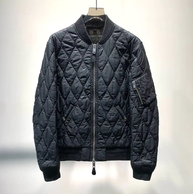 Burberry Burberry Men's Quilted Bomber Jacket in Black Size US M / EU 48-50 / 2 - 1 Thumbnail