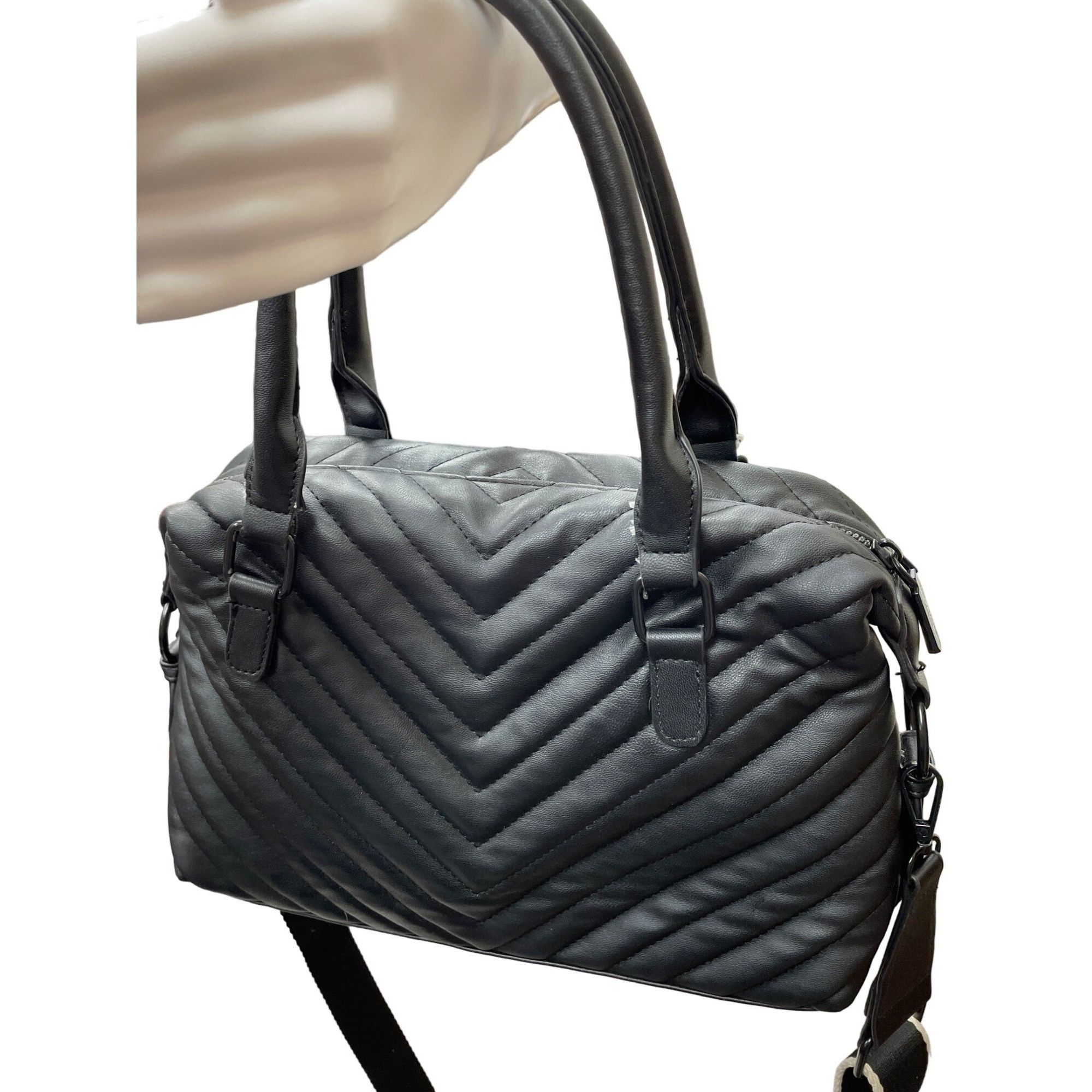 Other Darcy Marks Women's Black Quilted Crossbody Handbag Purse SK Size ONE SIZE - 3 Thumbnail